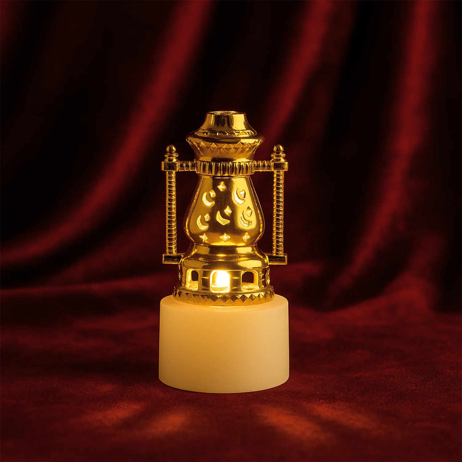 Mini Lantern-Style Flameless LED Tealights - (4 Pc) - Image 7