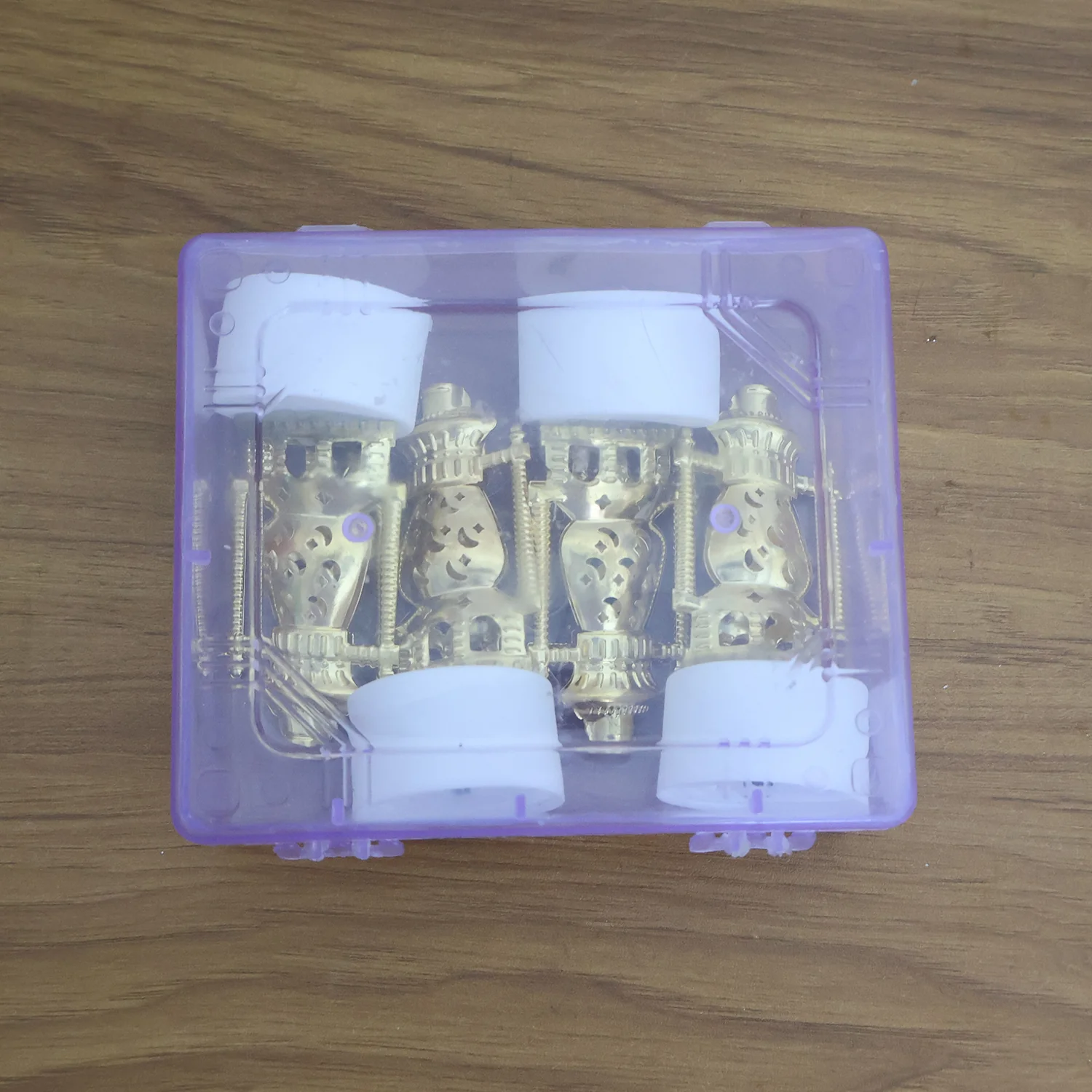 Mini Lantern-Style Flameless LED Tealights - (4 Pc) - Image 8