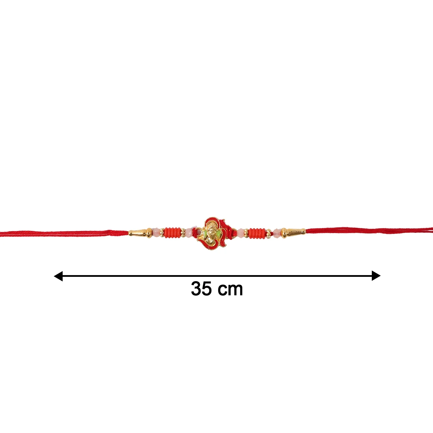 Mini Lord Ganesha Designer Rakhi - Image 5