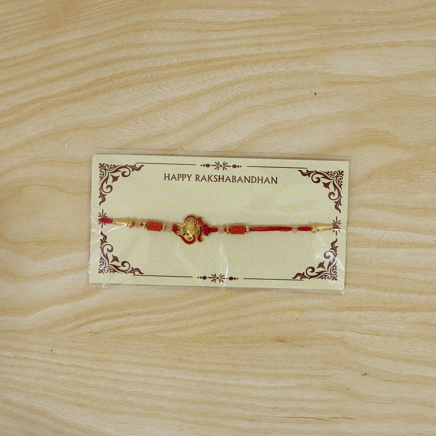 Mini Lord Ganesha Designer Rakhi - Image 7