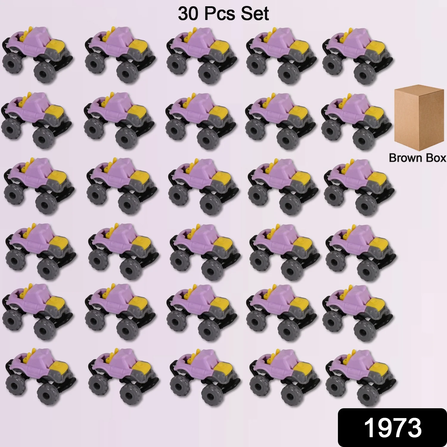 Mini Monster Trucks Friction Powered Cars for Kids  Blaze Truck for Kids (30 Pcs Set) - Image 2
