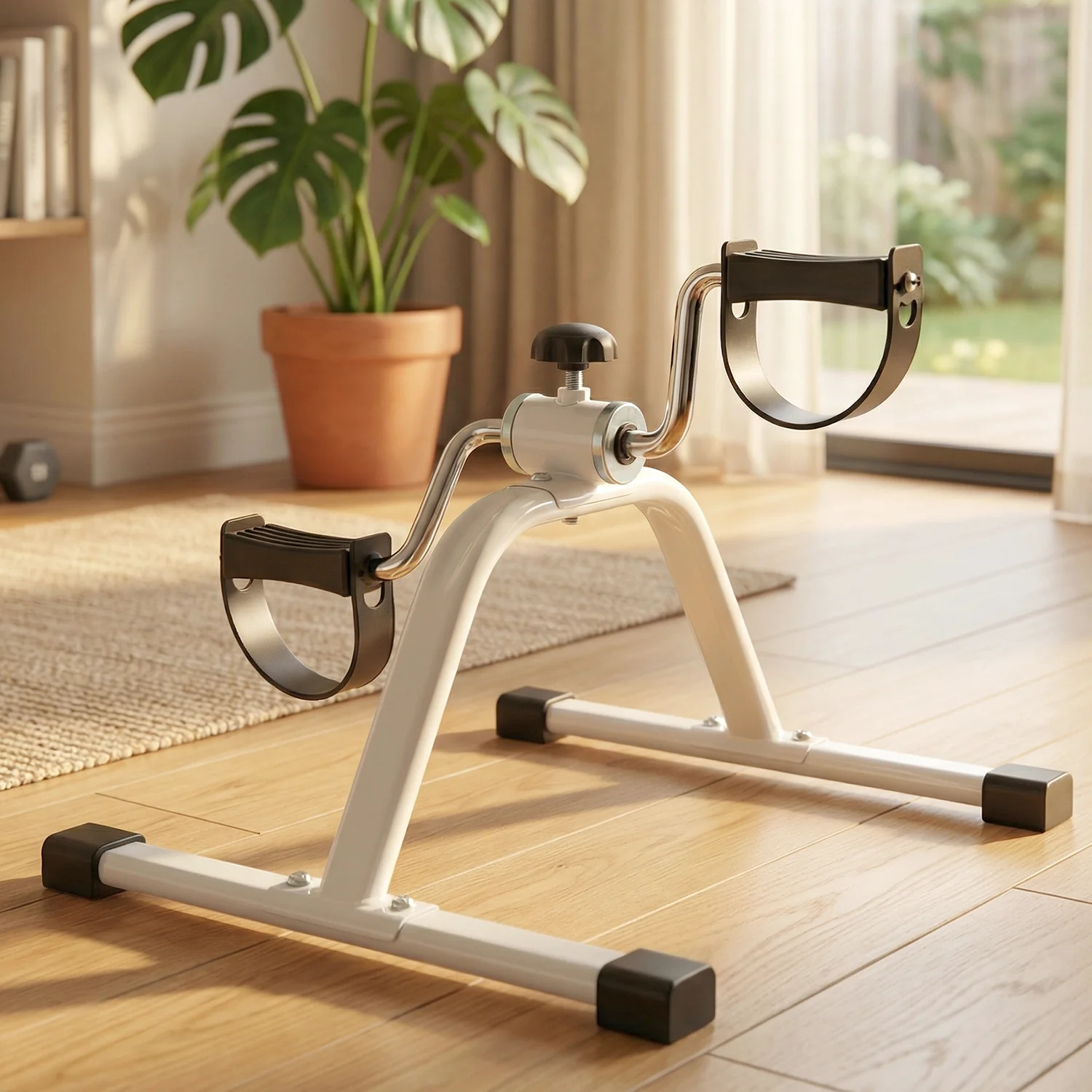 Mini Pedal Exerciser Cycle Portable Fitness Pedal Machine (1 Pc) - Image 3