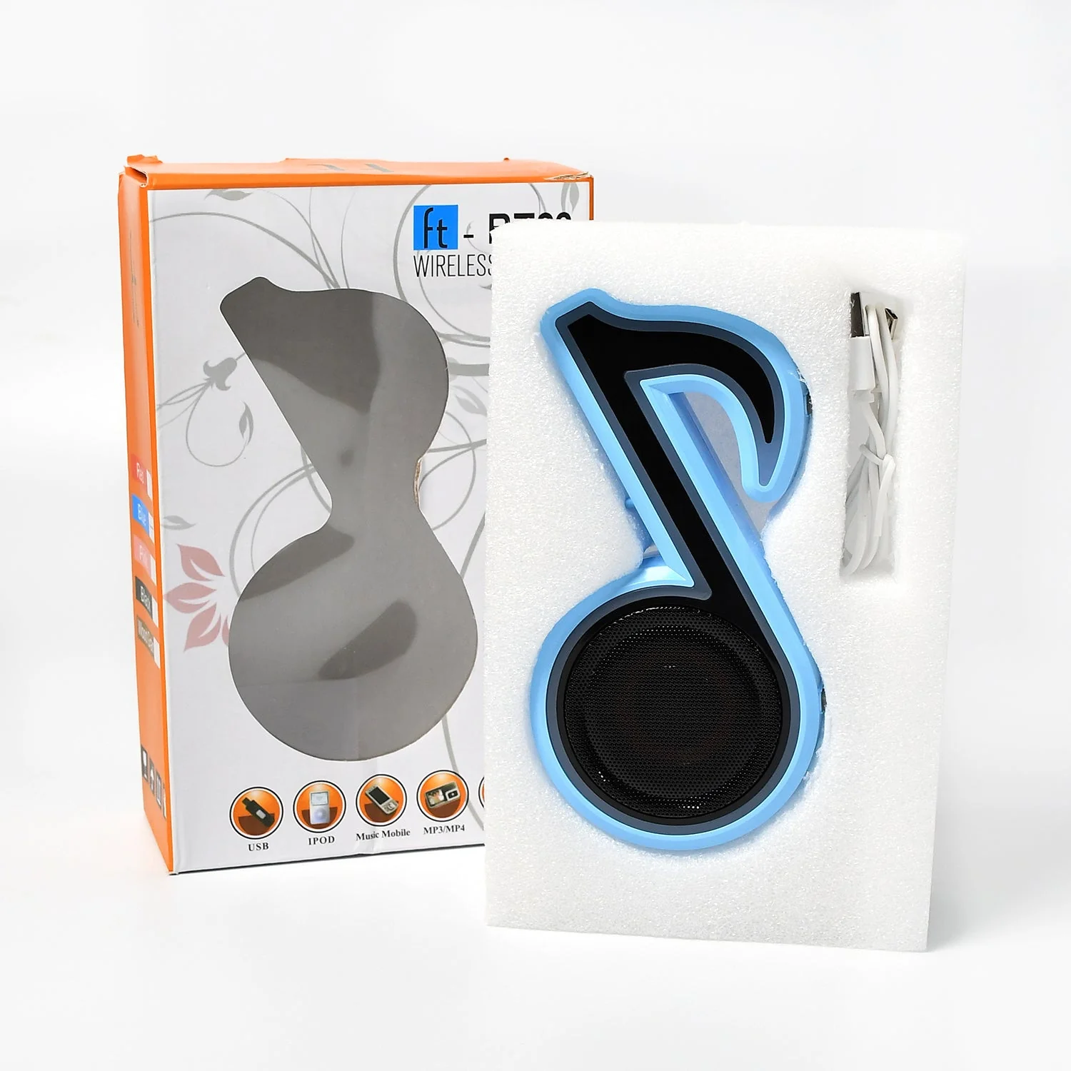 Mini Portable Music Note Bluetooth Speaker for Phone & Computer - Image 8
