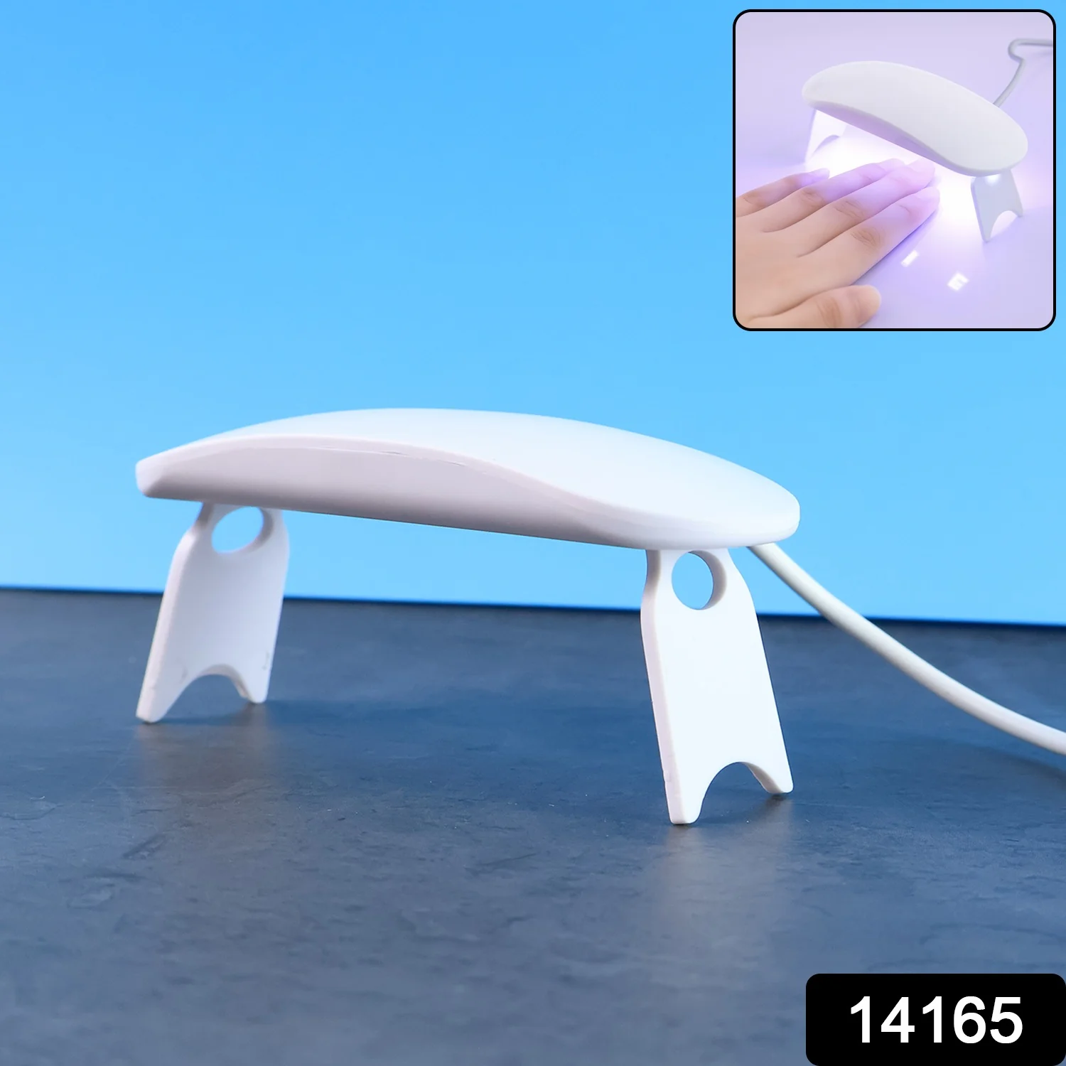 Mini Portable UV LED Nail Lamp for Gel Nail Polish Curing (1 Pc) - Image 2