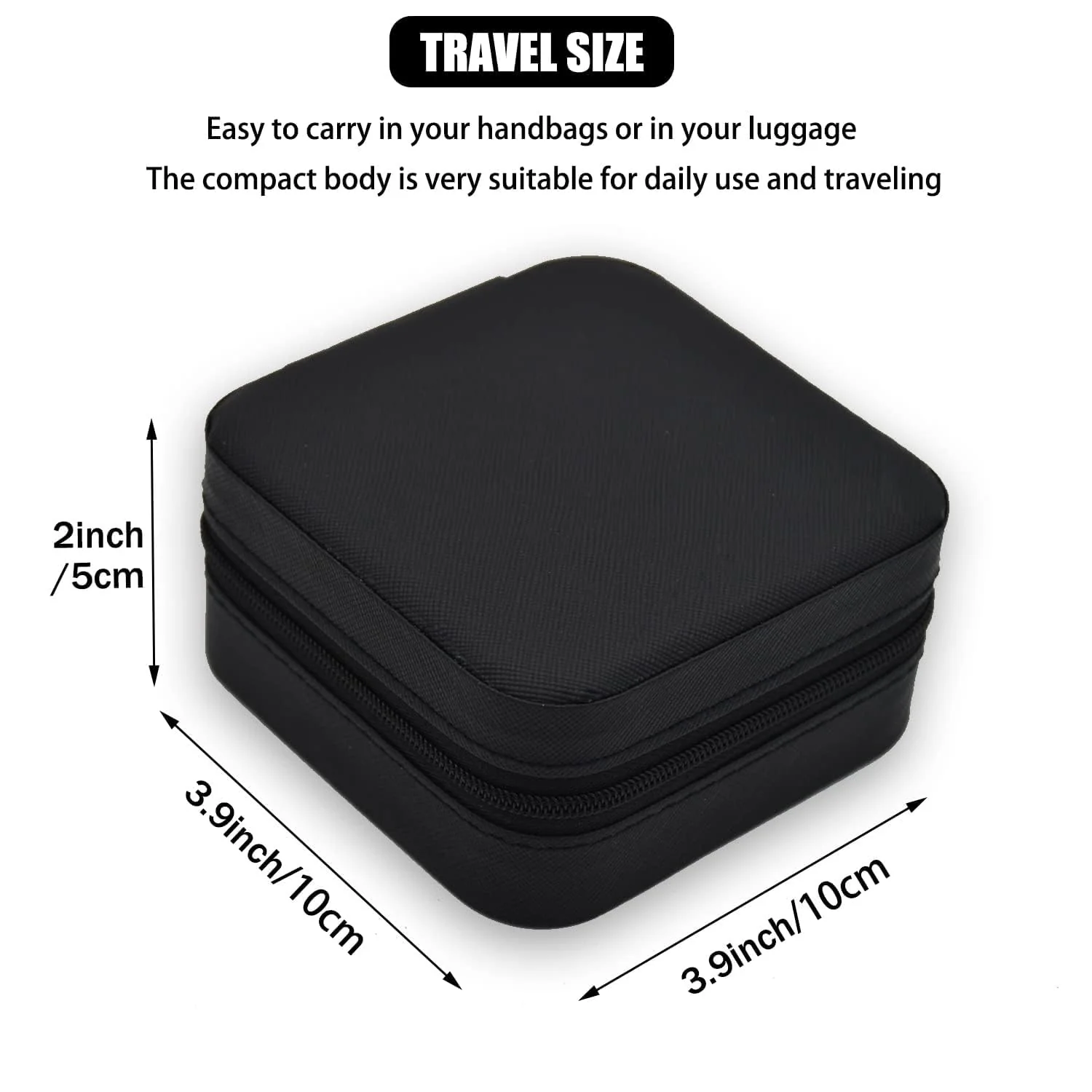 Mini PU Leather jewellery Box for Travel & Storage (1 Pc) - Image 6