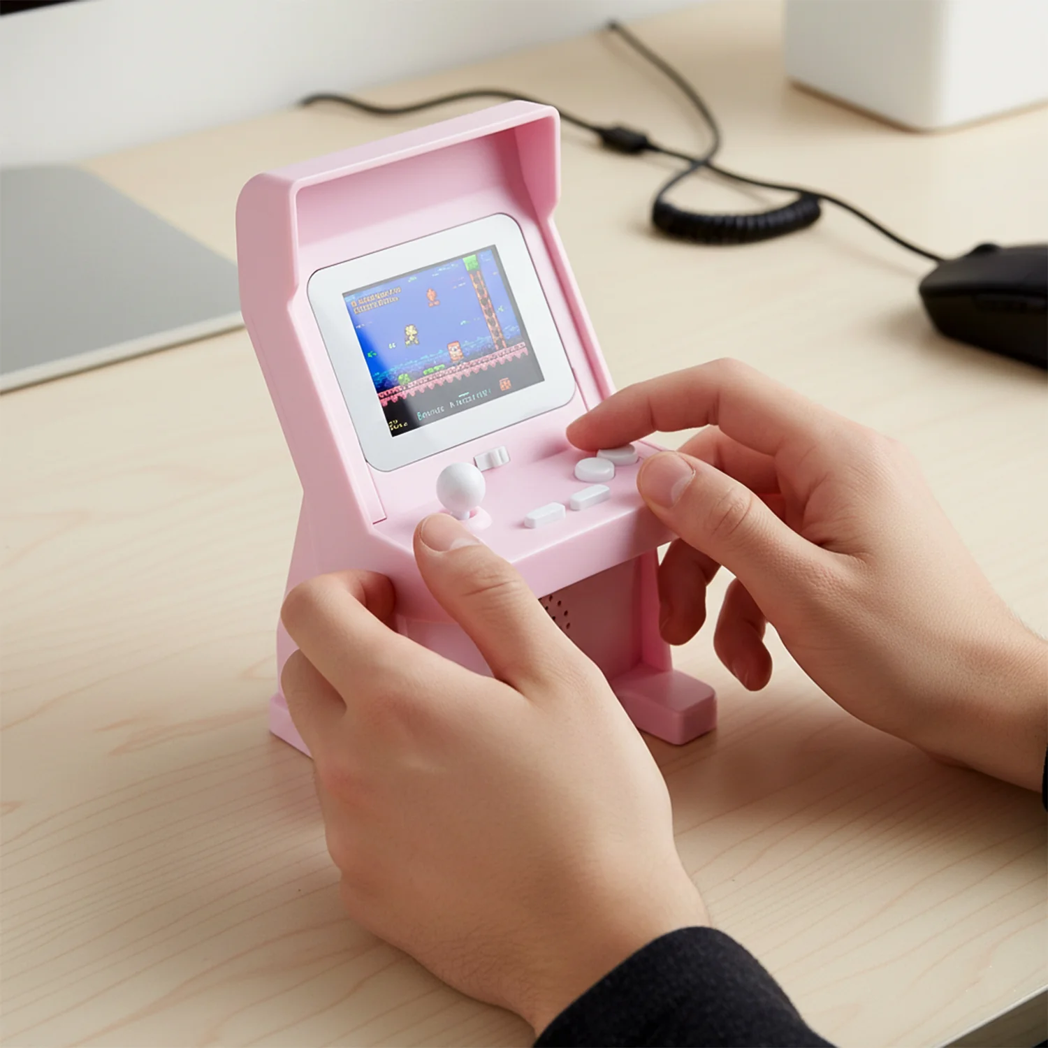 Mini Retro Arcade Gaming Console with 120 Built-In Classic Games - Image 3