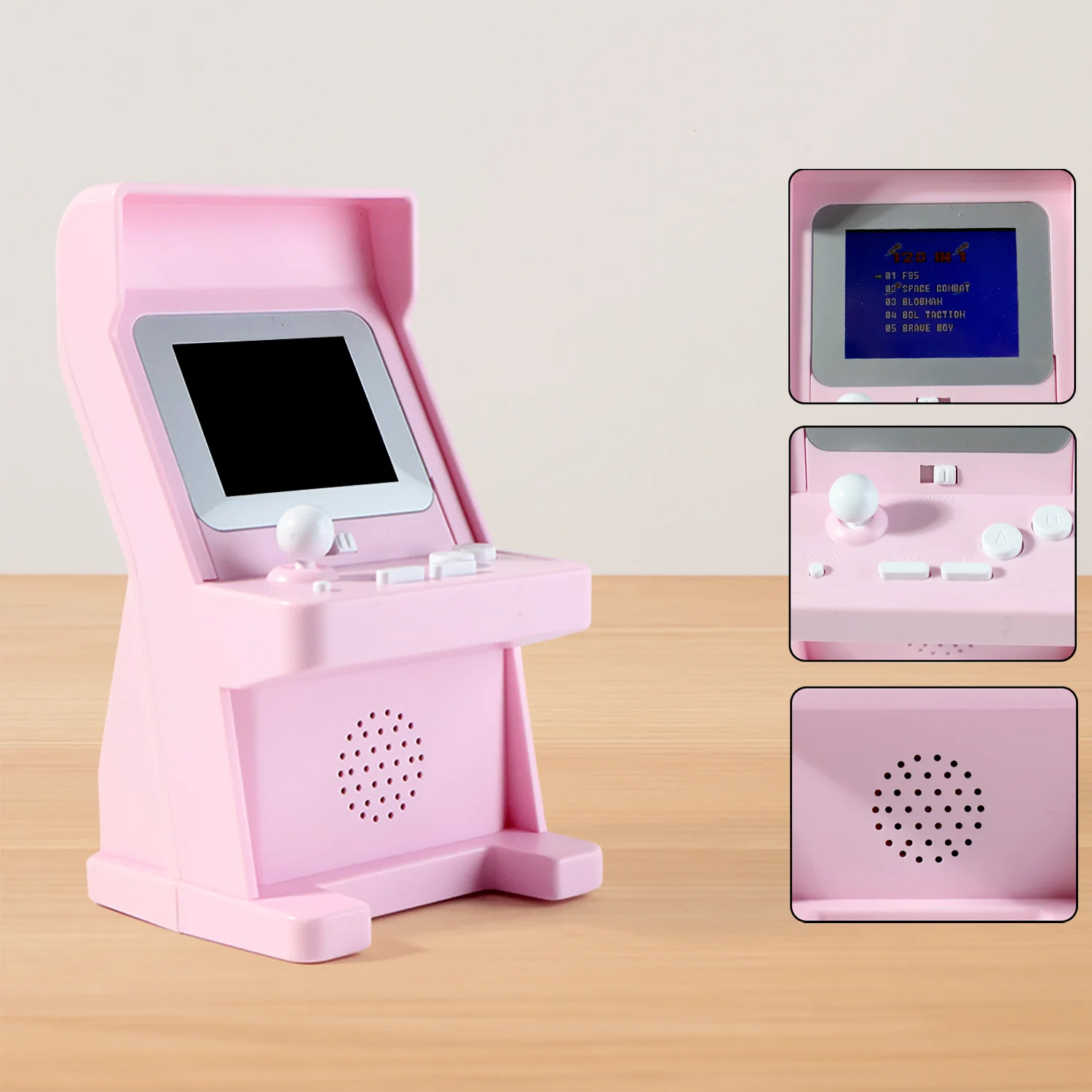 Mini Retro Arcade Gaming Console with 120 Built-In Classic Games - Image 7