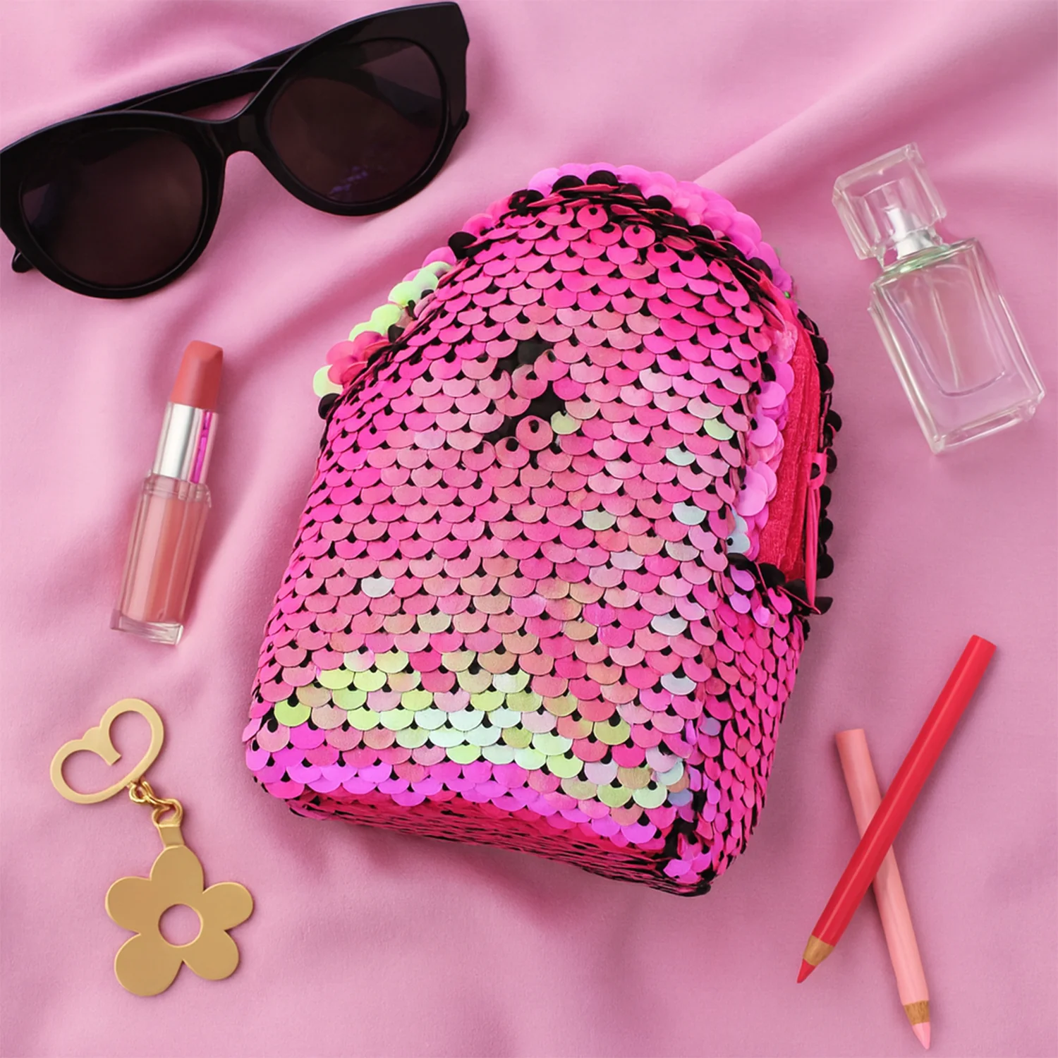 Mini Sequin Backpack Pouch - (1 Pc) - Image 3