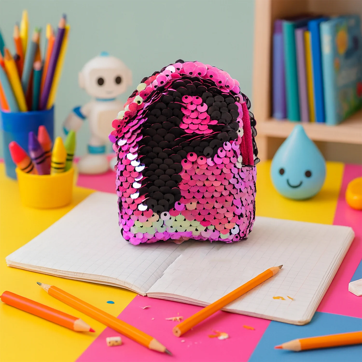 Mini Sequin Backpack Pouch - (1 Pc) - Image 7
