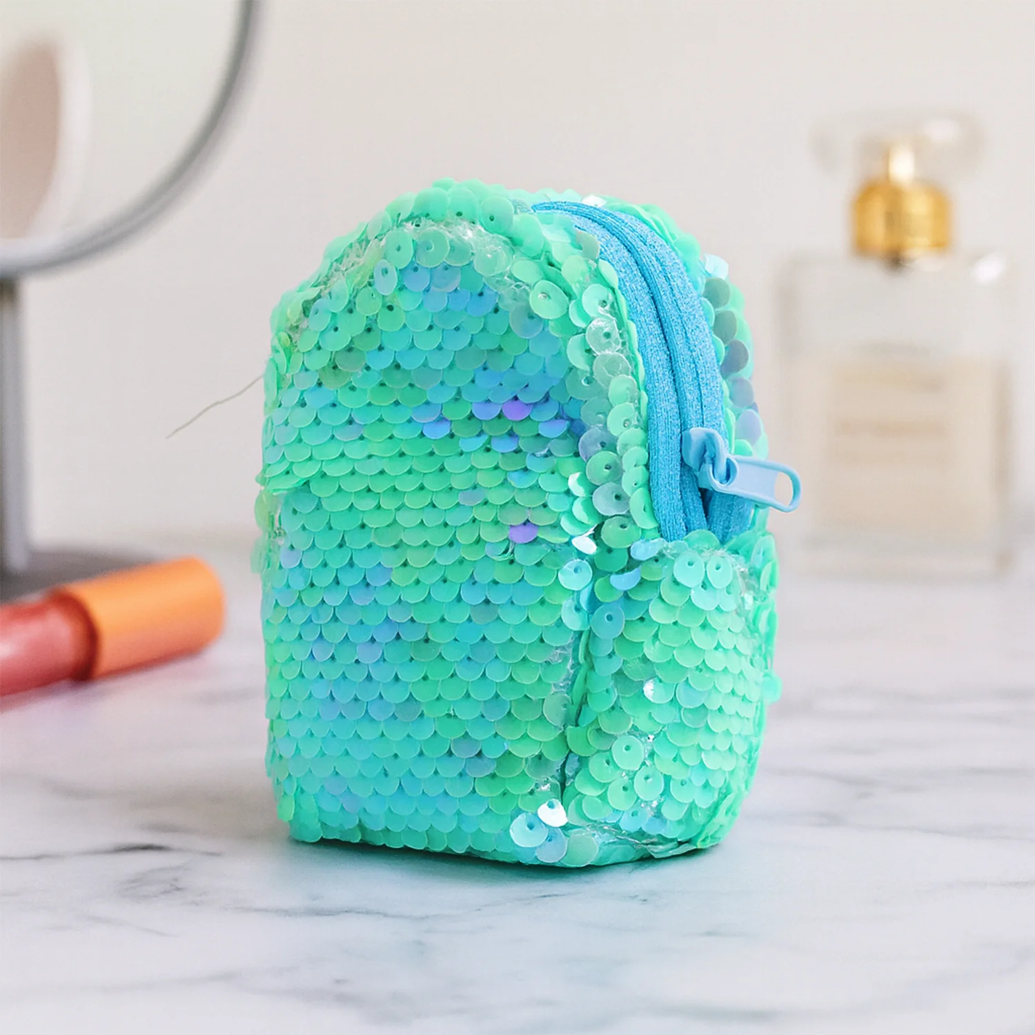 Mini Sequin Zipper Pouch - (1 Pc) - Image 3