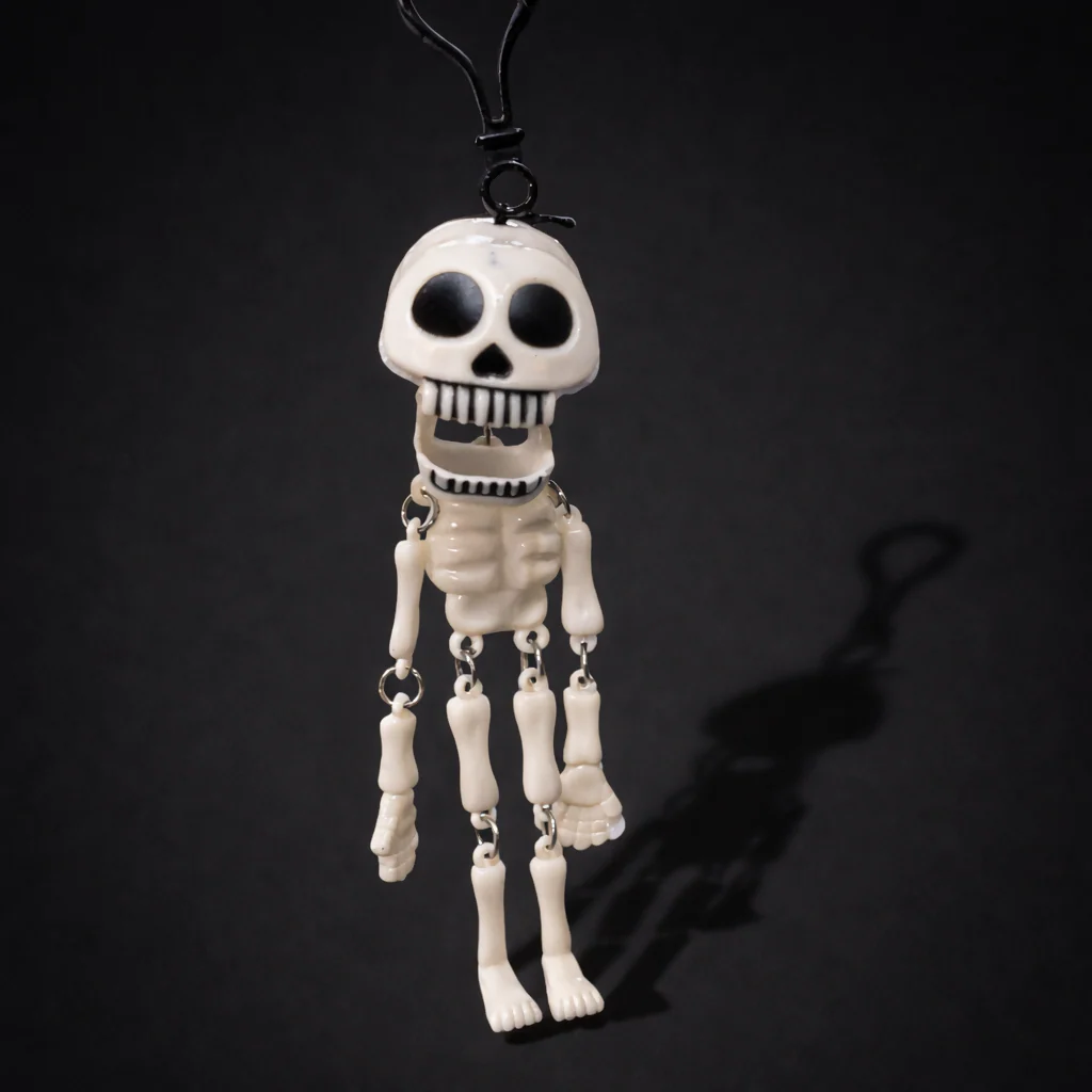 Mini Skeleton Keychain with Movable Joints Hanging Pendant - Image 4