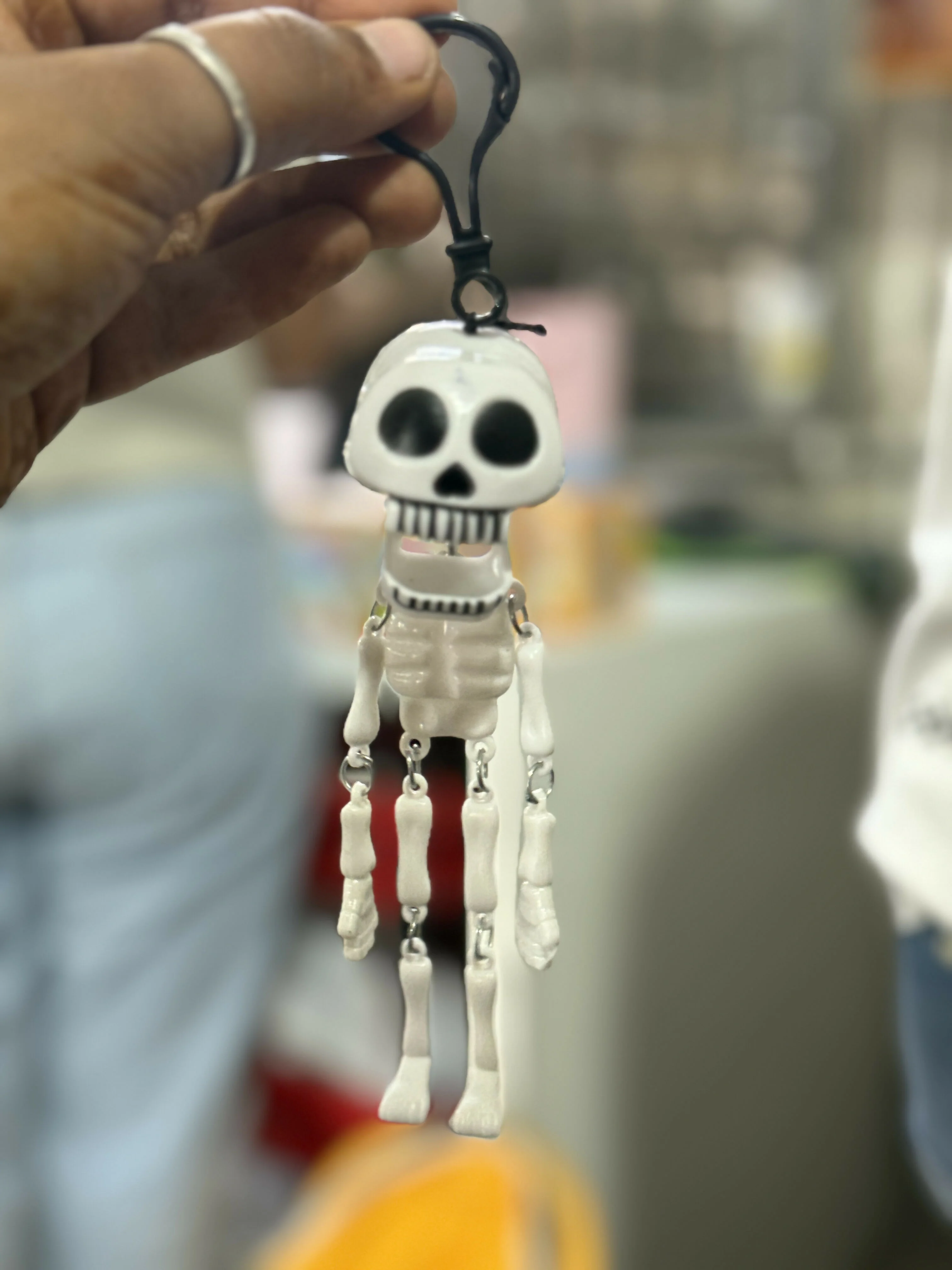 Mini Skeleton Keychain with Movable Joints Hanging Pendant - Image 5