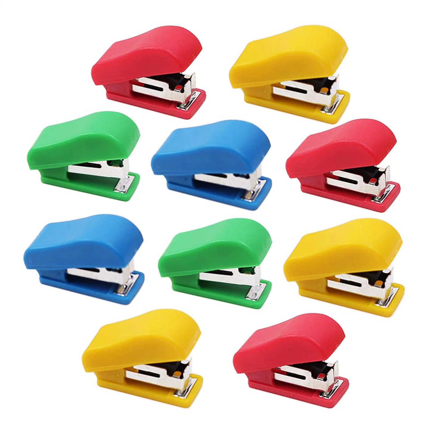 Mini Stapler Set Staples – Assorted Colors | No.10 Staplers with Pins (20 pcs Set) - Image 9