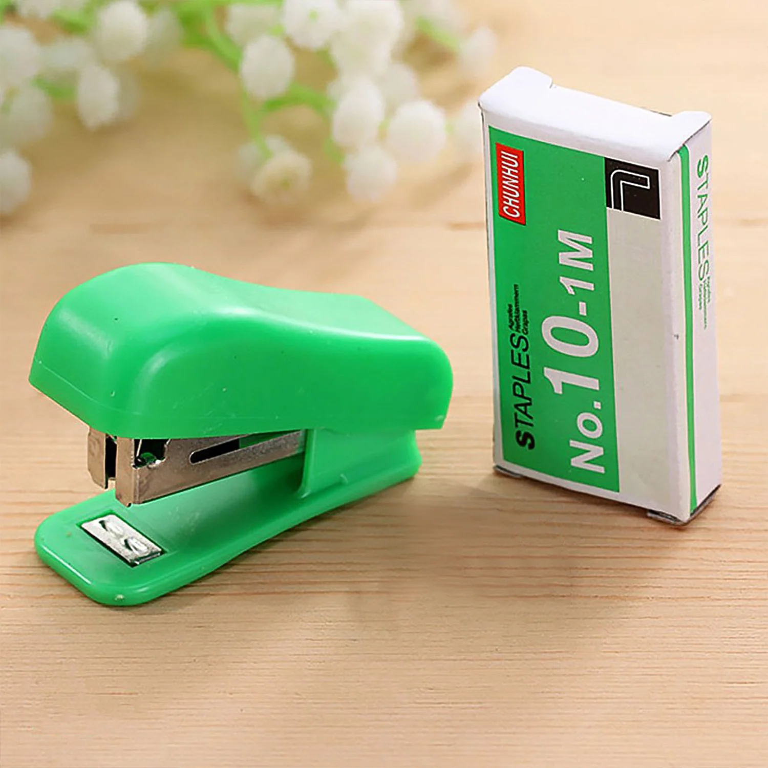 Mini Stapler with 1 Strip of Staples (1 Set) - Image 3