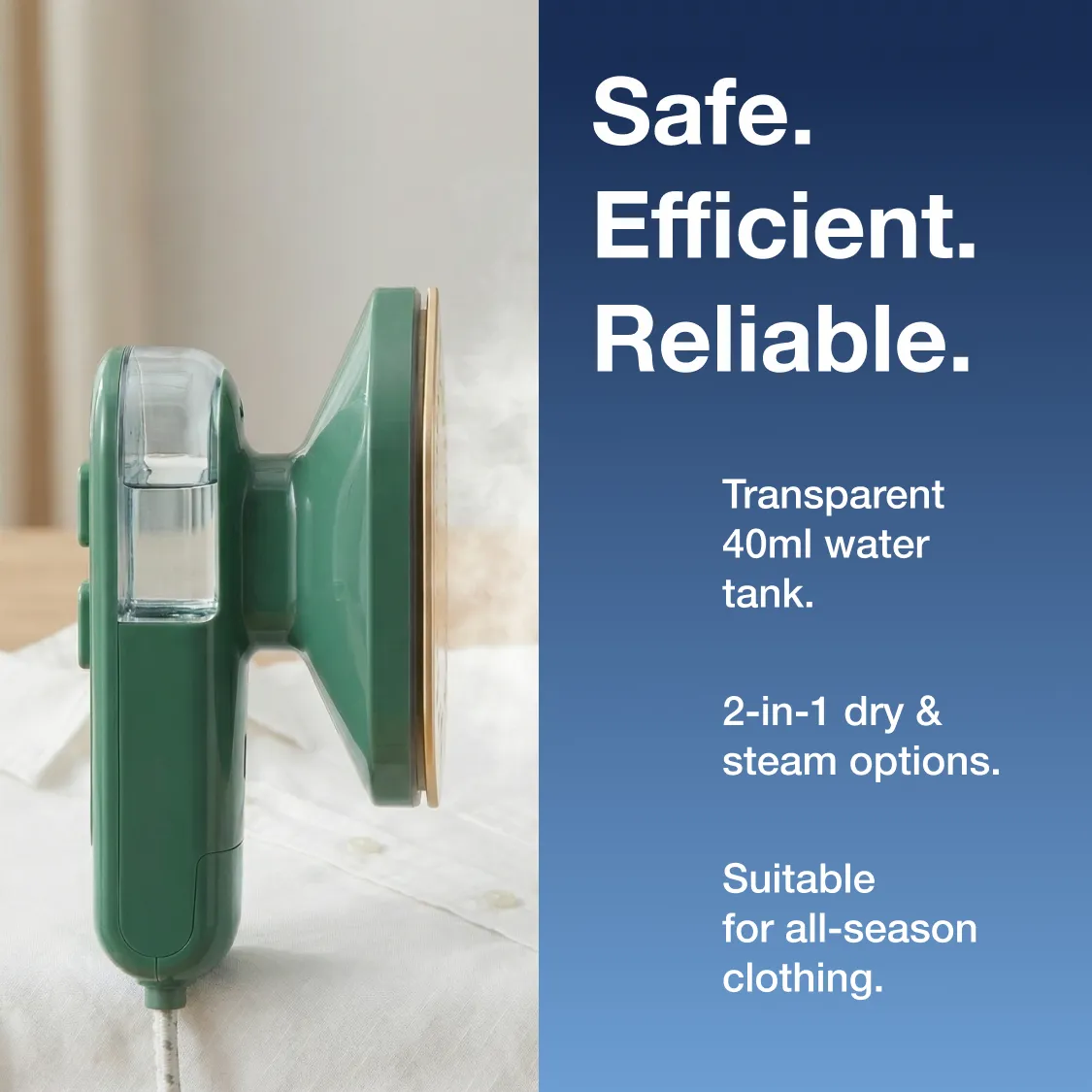 Mini Steamer & Iron: 2-in-1 Portable Travel Friendly - Image 6