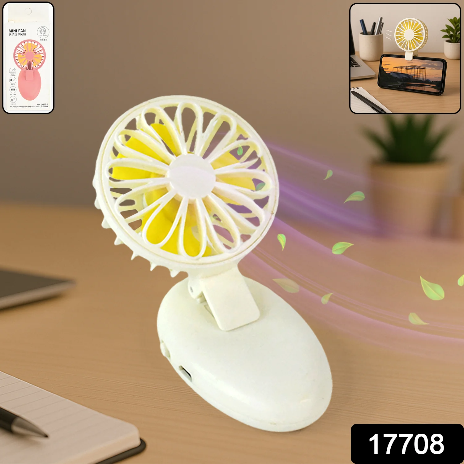 Mini USB Handheld Fan – Portable Rechargeable Mini Fan for Home & Travel - Image 2