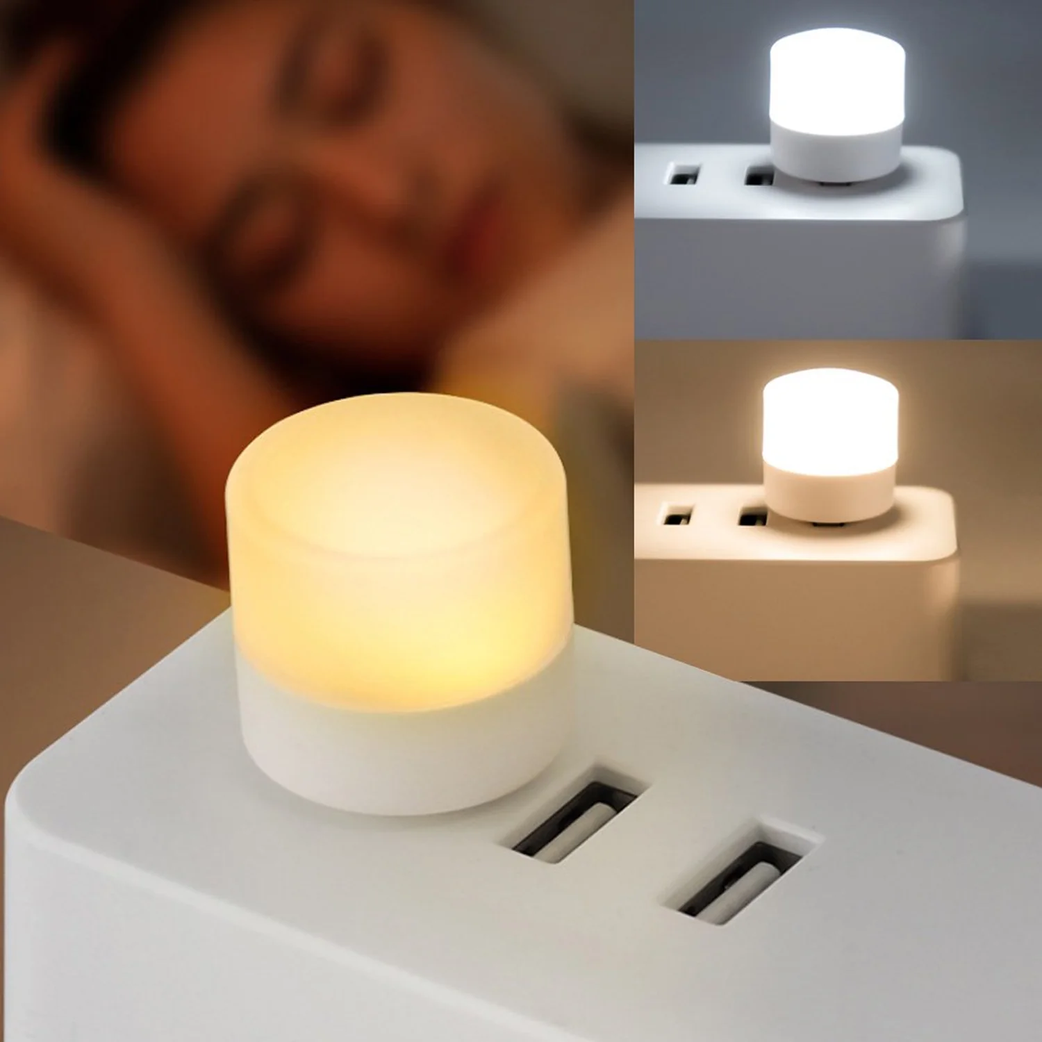 Mini USB LED Night Light - (2 Pc / Set) - Image 4