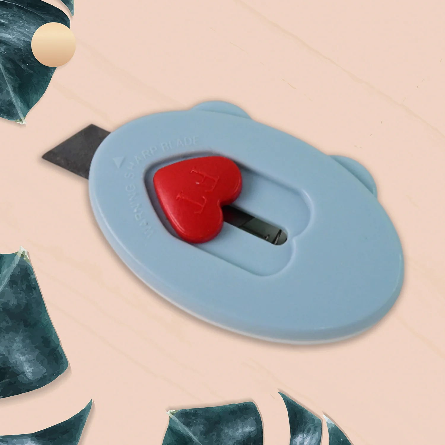 Mini Utility Cutter / Knife with Heart-Shaped Safety Lock (1 Pc) - Image 7