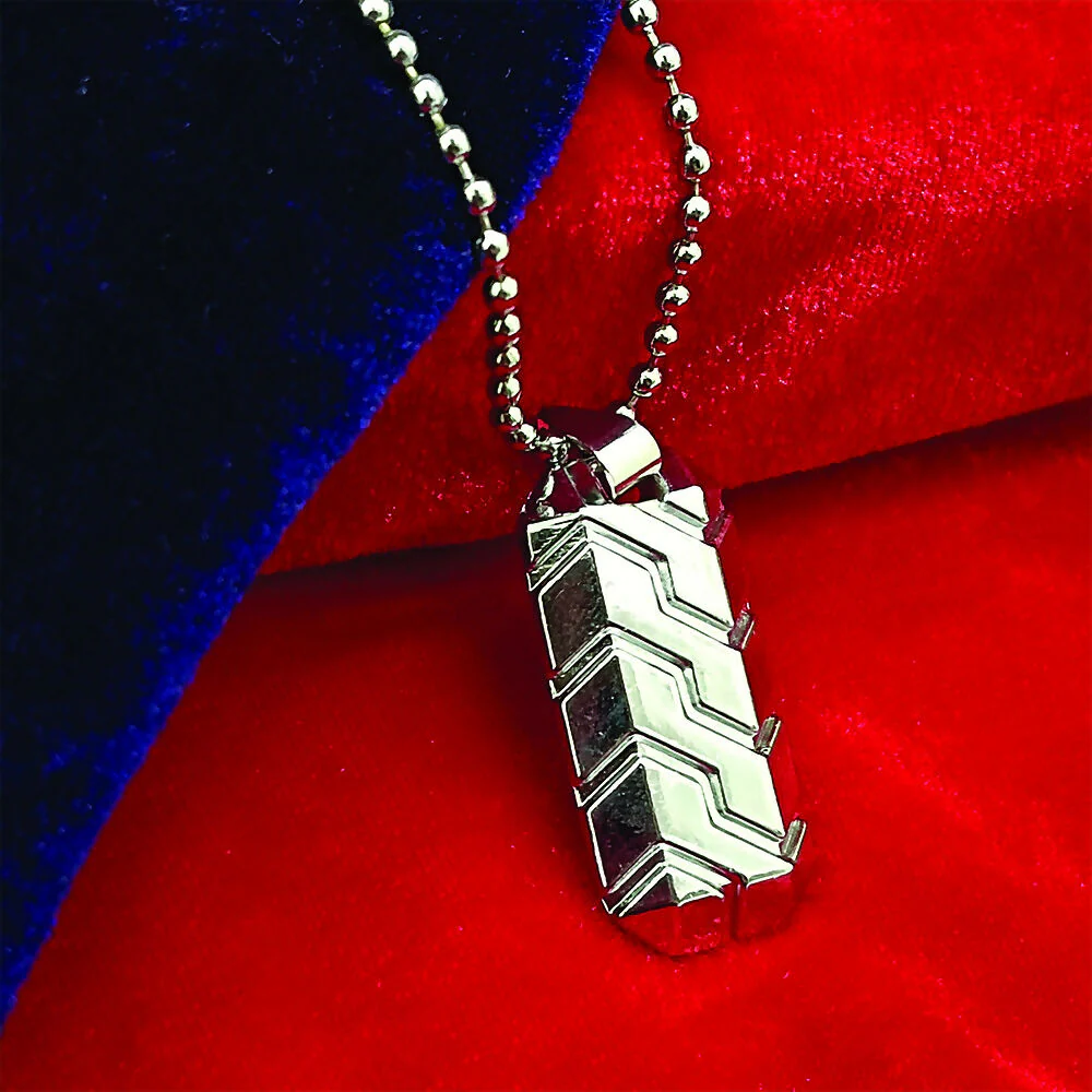 Minimal Geometric Chain pendent set for mens - Image 3