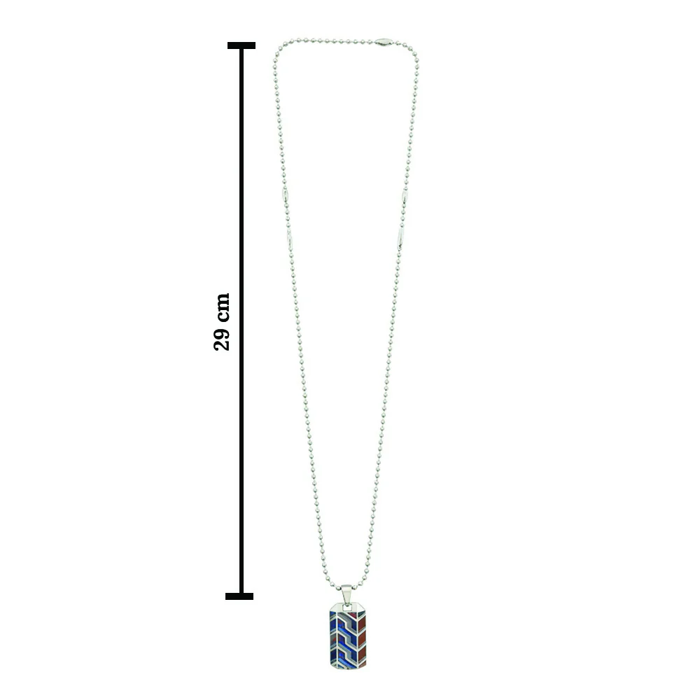 Minimal Geometric Chain pendent set for mens - Image 6