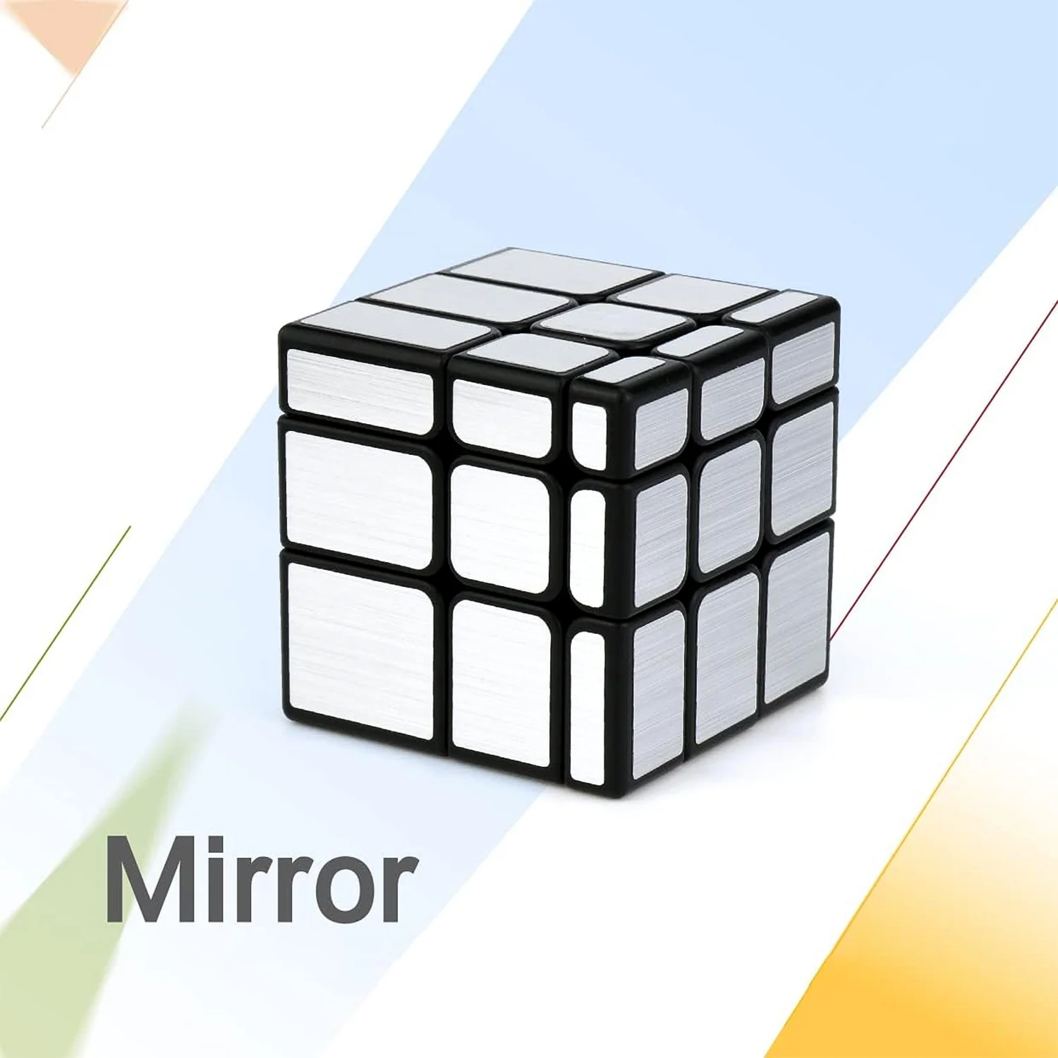 Mirror Cube – 3x3 Puzzle Cube with Reflective Silver Surfaces - Image 7