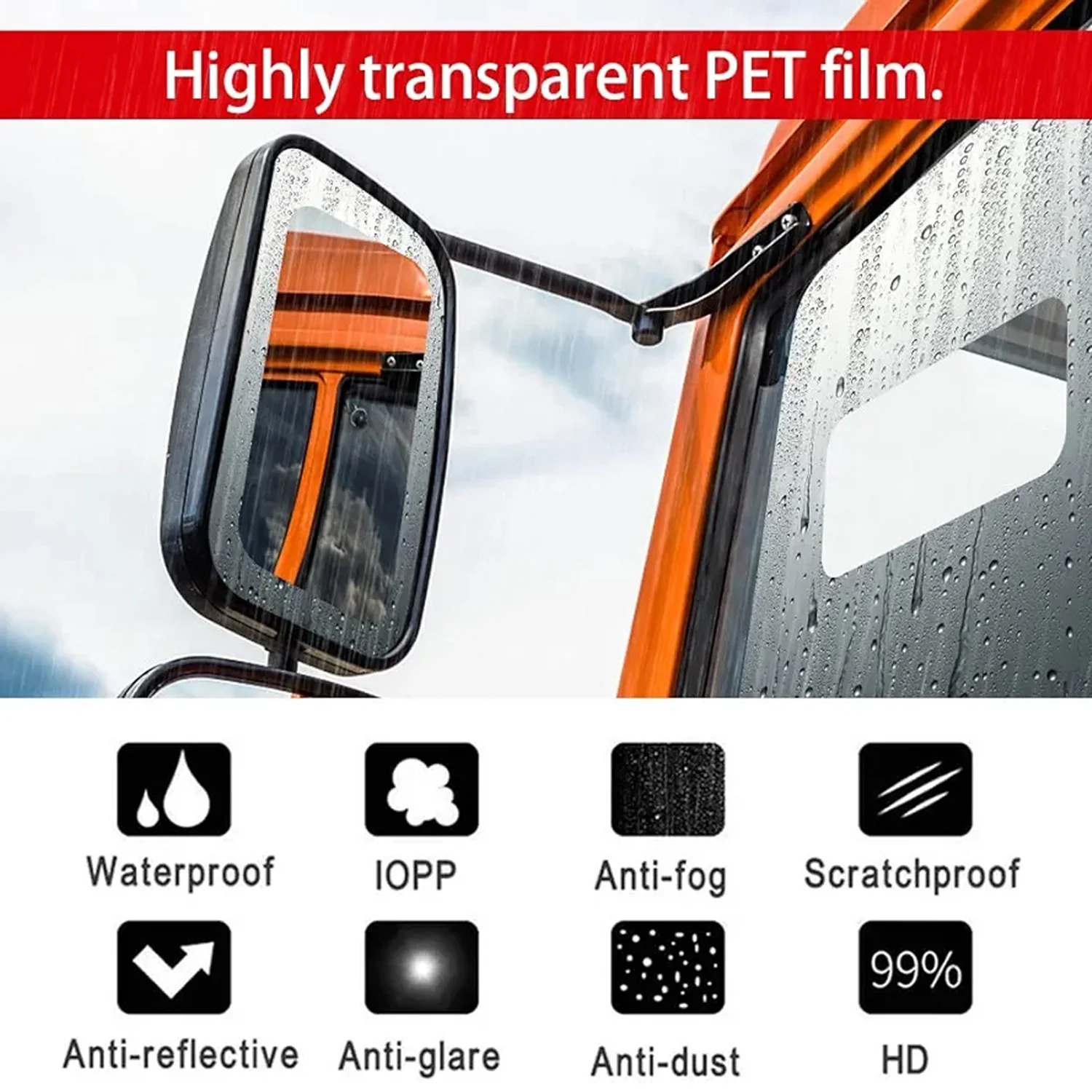 Mirror Protection Film Set (2-Piece, 20×18 CM) - Image 7