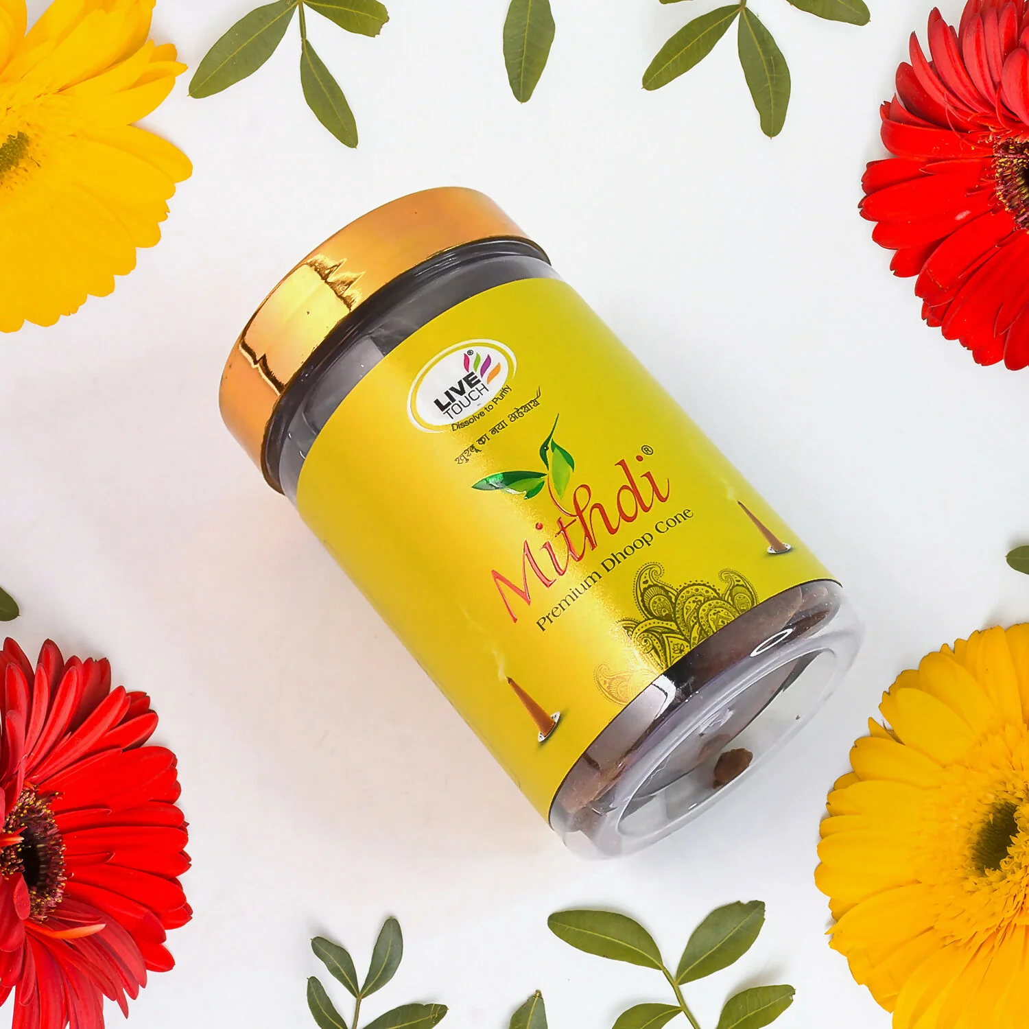 Mithdi Special Dhoop Cones (1 Jar / 80 Grams) - Image 2