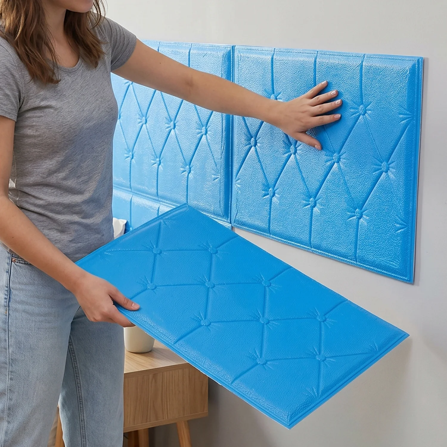 3D Adhesive wallpaper for living Room, Wallpaper Home Decor Self Adhesive Wallpaper - Image 9