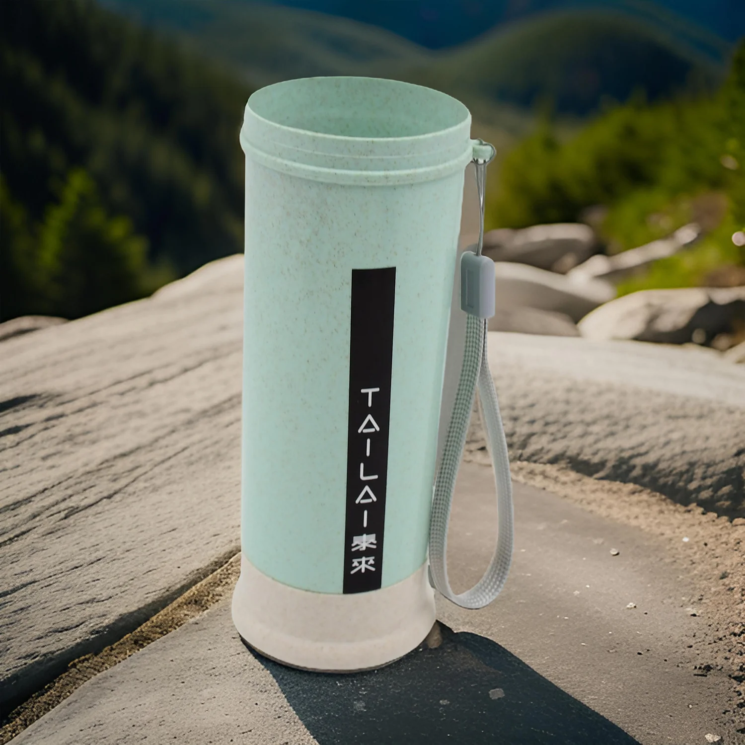 Portable Water Bottle (300 ML Approx / Mix Colors / Design) - Image 3