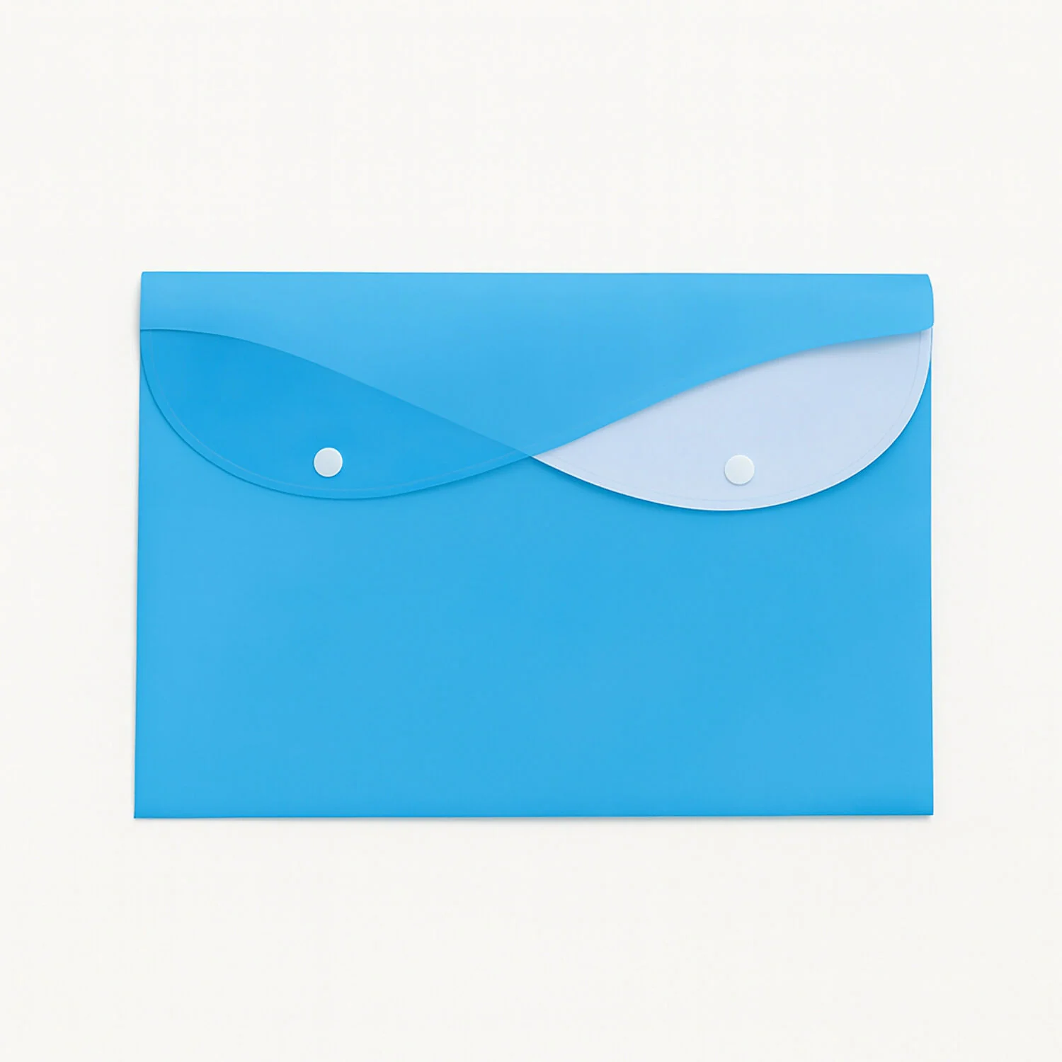 Mix Design A4 Plastic Document Folder – Button Closure File for Office & School - Image 5