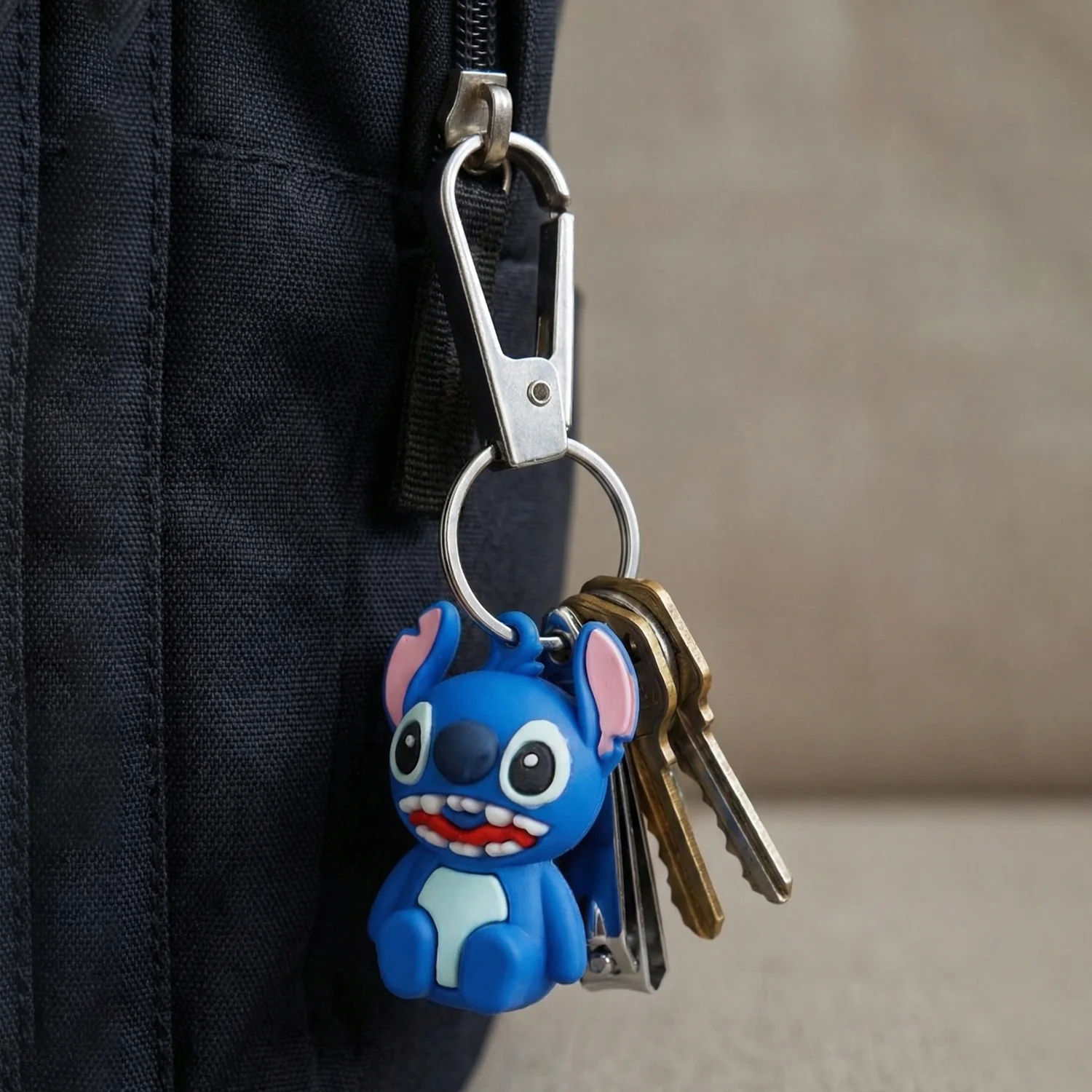 Mix Design Cartoon Nail Cutter Keychain with Mini Nail Clipper (1 Pc) - Image 7