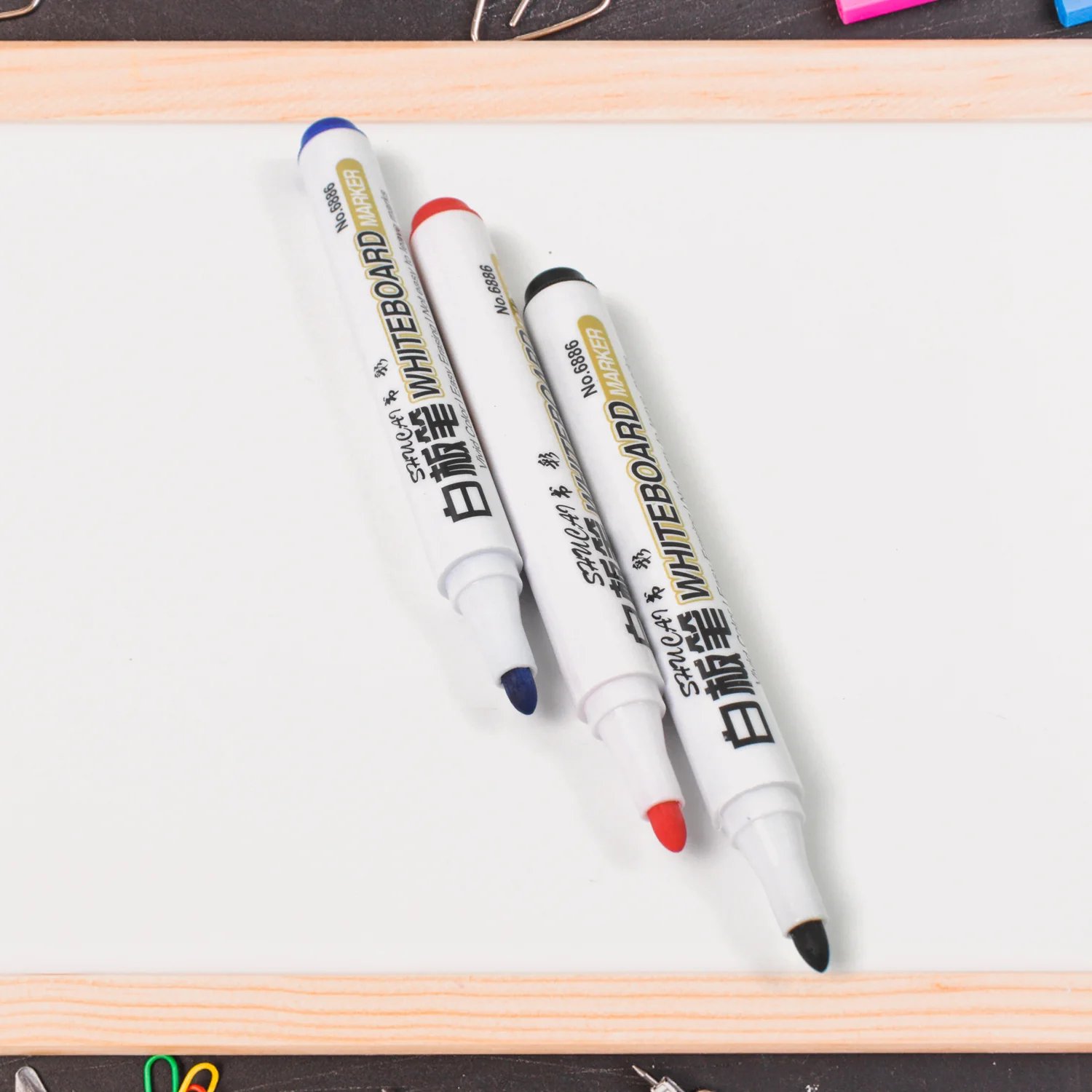 Mix Color Marker Pen used in all kinds of school, college (3 Pcs Set) - Image 6