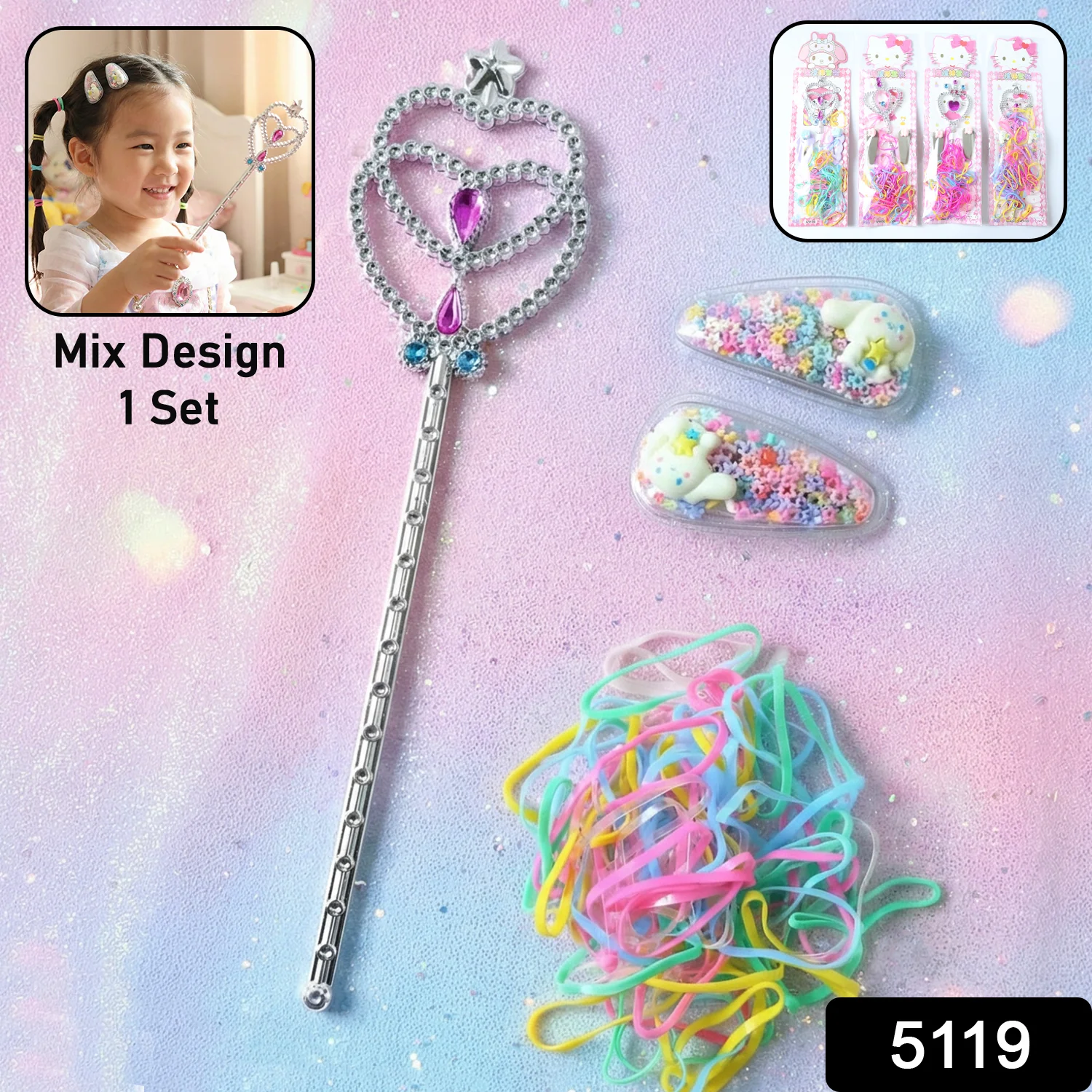 Mix Stylish Hair Accessories Kit (1 Set) - Image 2