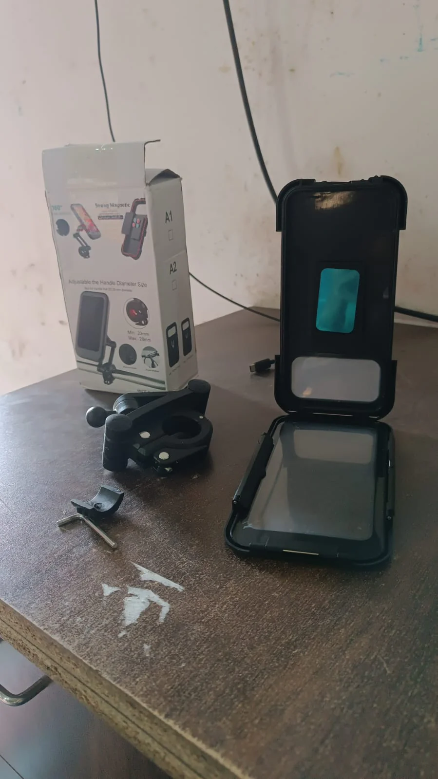 360 Rotation Bike Phone Mount Waterproof Cell Phone Holder (1 Pc) - Image 7