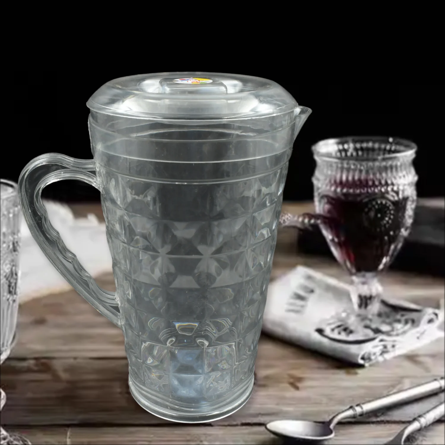 Mocktail Pet Jug Plastic Jug With lid - Image 3