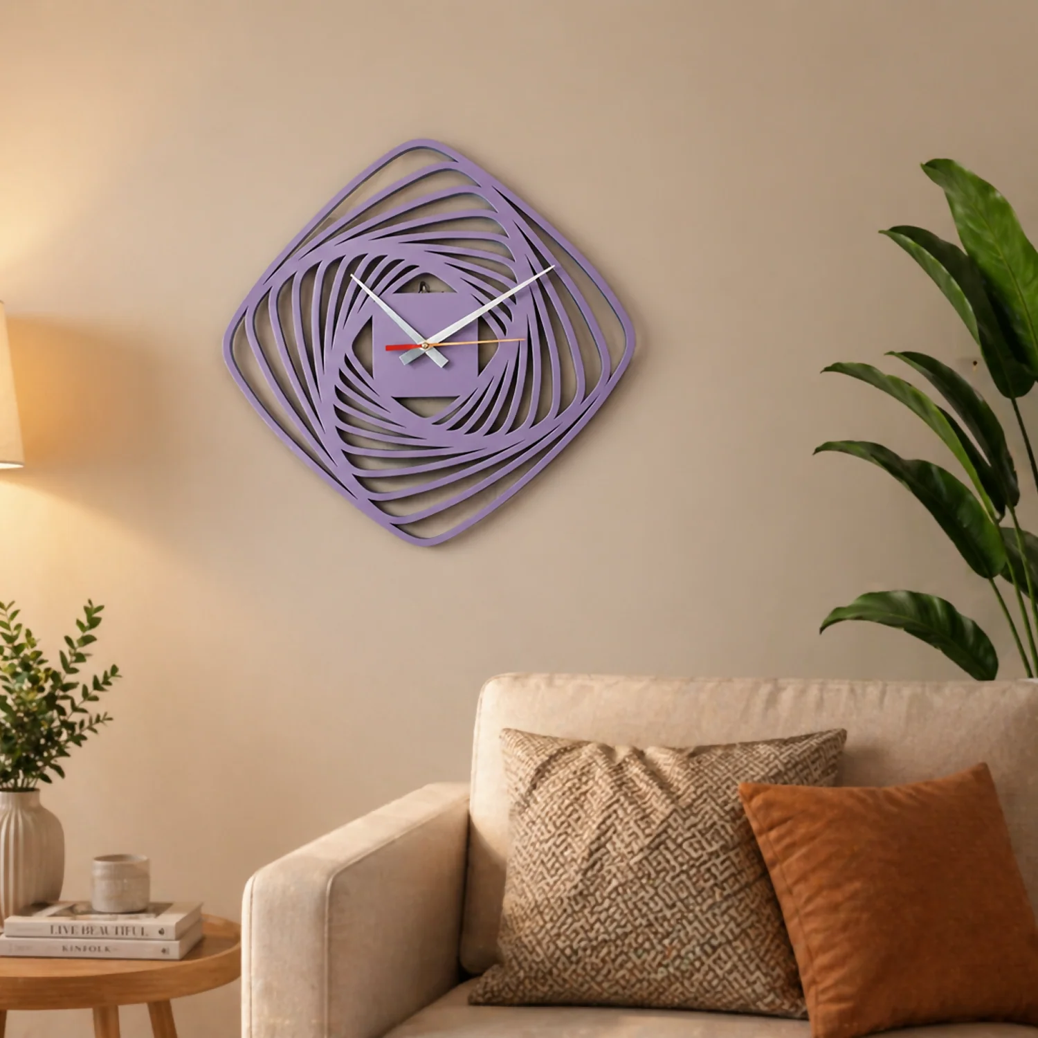 Modern Abstract Vortex Wall Clock | Silent Sweep Quartz Decorative Clock for Living Room, Bedroom & Office - Image 2