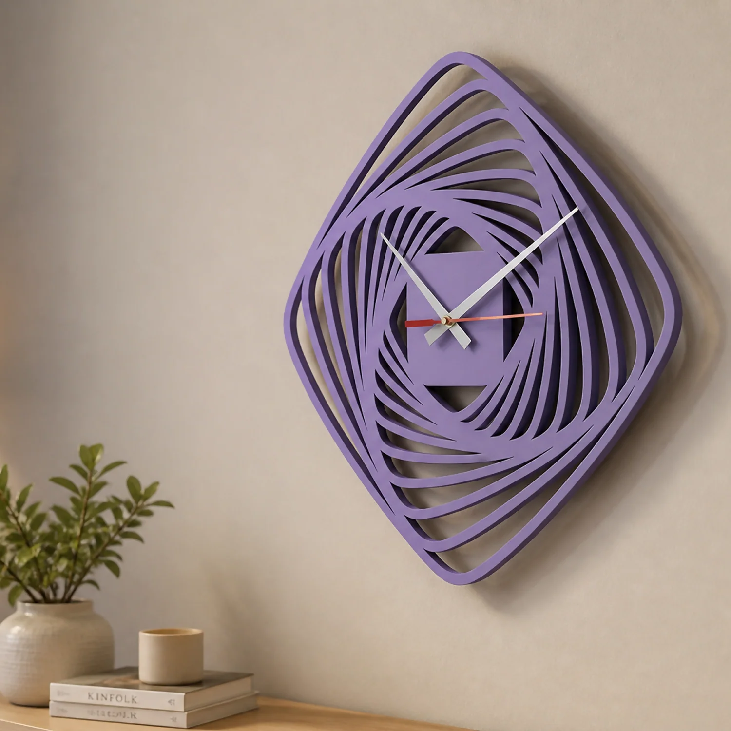 Modern Abstract Vortex Wall Clock | Silent Sweep Quartz Decorative Clock for Living Room, Bedroom & Office - Image 3