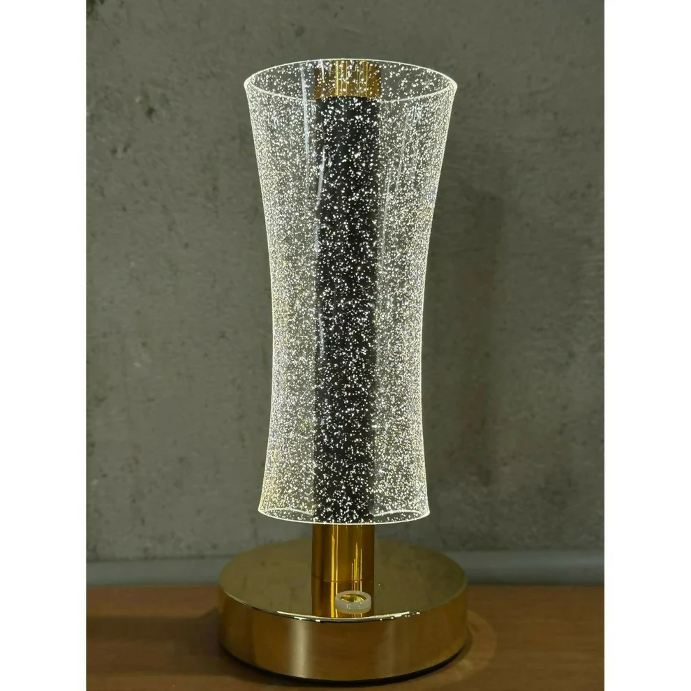 Modern Crystal Table Lamp with Warm Light for Bedroom & Living Room - Image 5