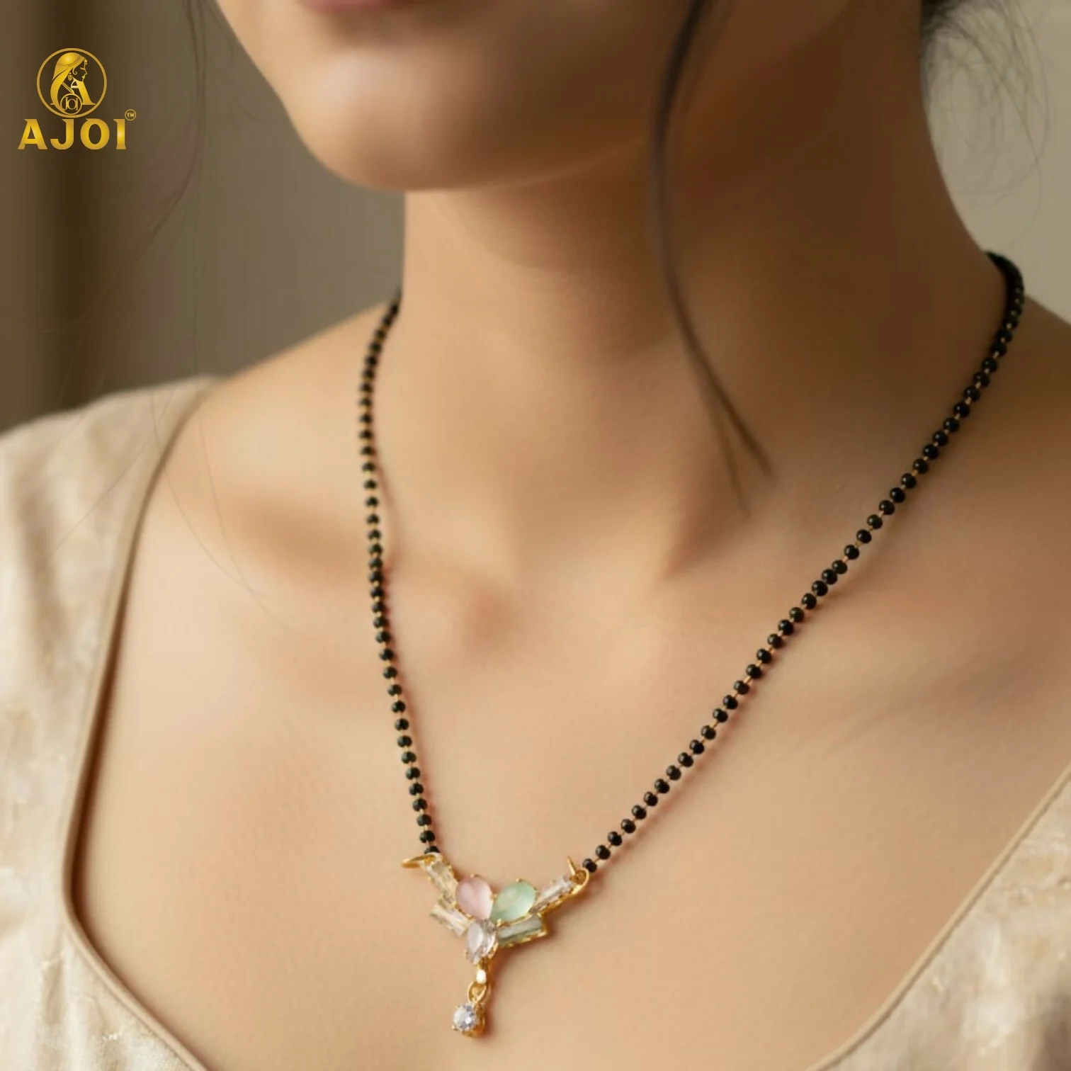Modern CZ Mangalsutra for Women - Image 2
