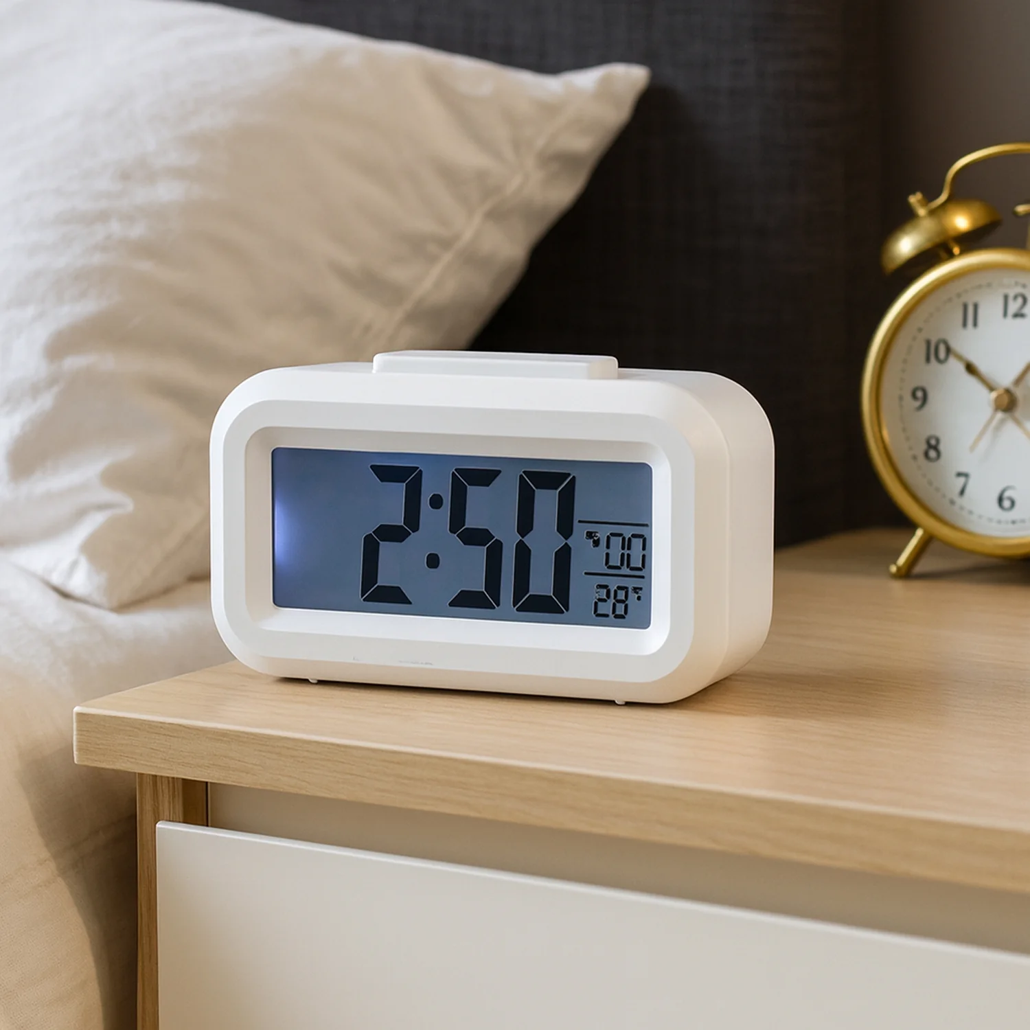 Modern Digital LED Alarm Mini Clock (1 Pc) - Image 3