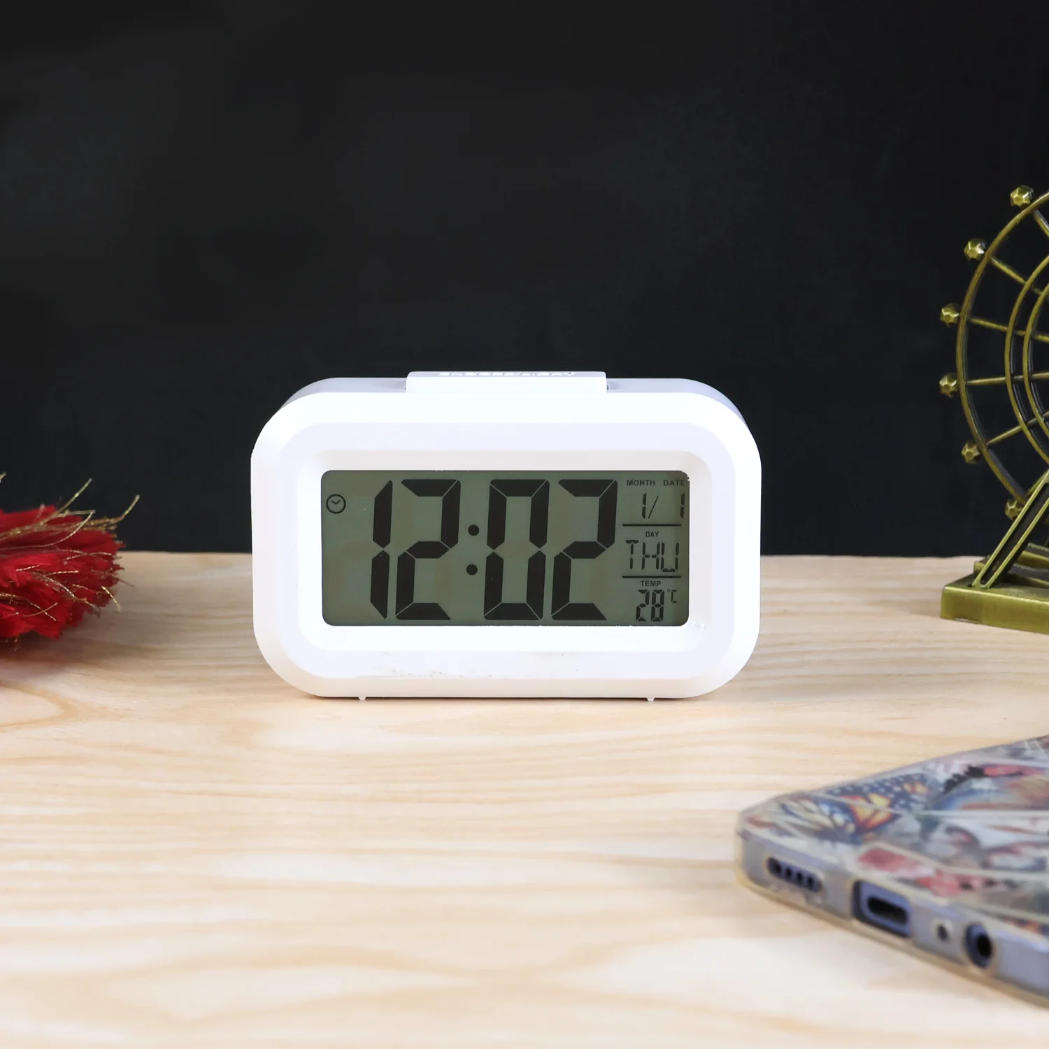 Modern Digital LED Alarm Mini Clock (1 Pc) - Image 7