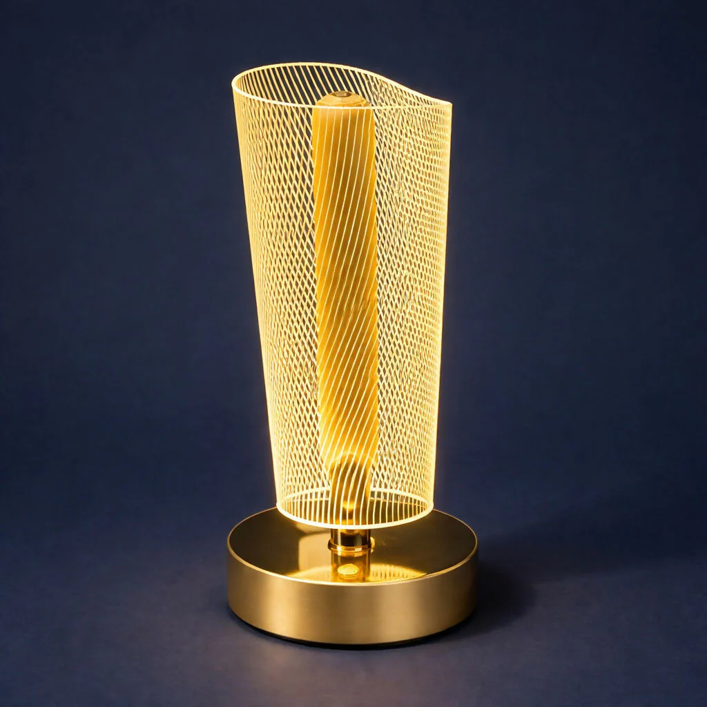 Modern LED Table Lamp with Elegant Design for Bedroom & Living Room - Image 4