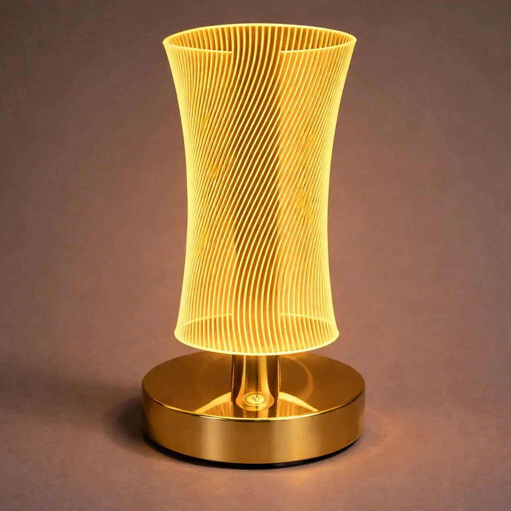 Modern LED Table Lamp with Elegant Design for Bedroom & Living Room - Image 5