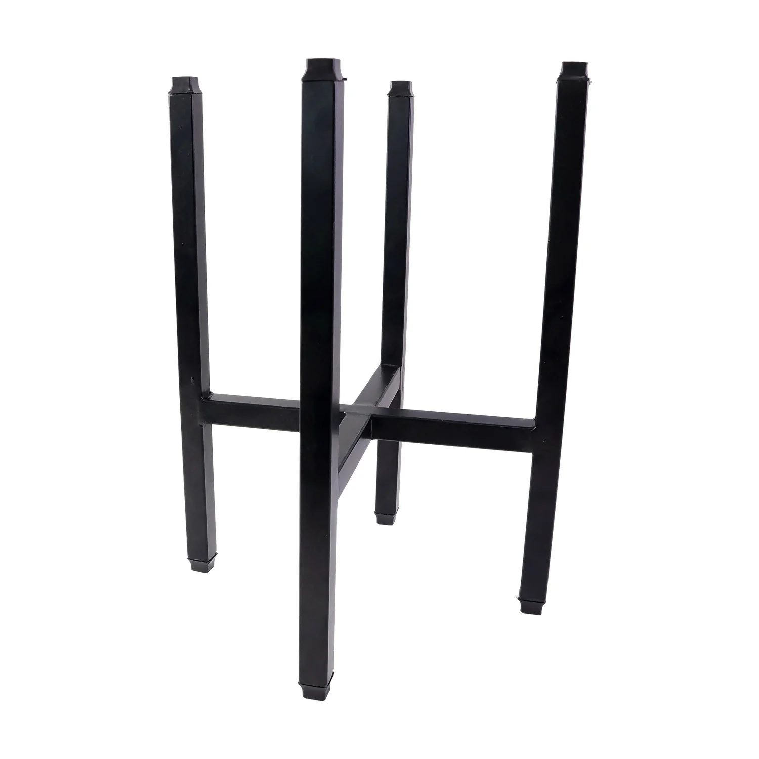 Modern Metal Floor Plant Stand for Indoor Home & Living Room Décor (10x10x15 Inch) - Image 5