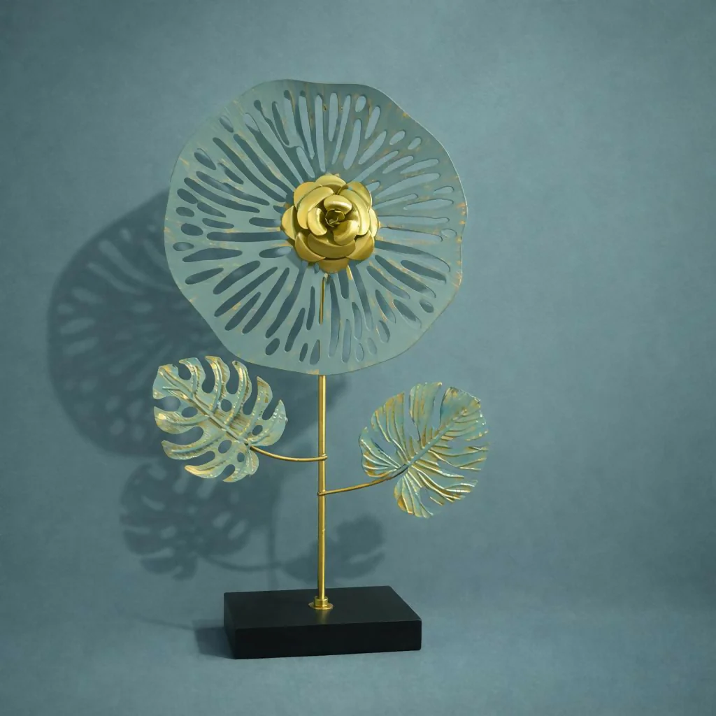 Modern Metal Flower Table Decor Showpiece for Home and Office - Image 5