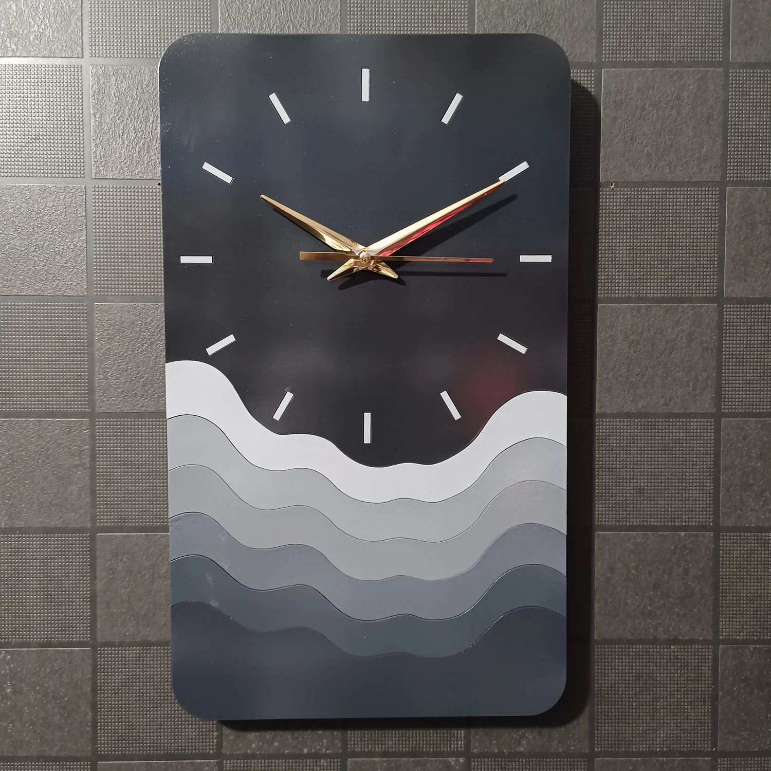 Modern Minimalist Wave Wall Clock | Silent Decorative Wall Clock for Living Room, Bedroom & Office - Image 7