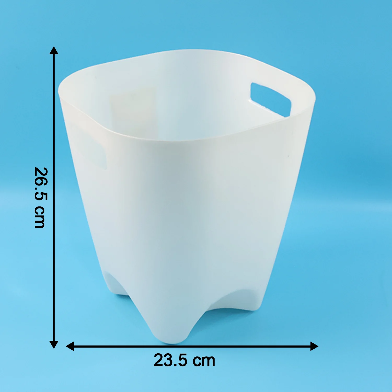 Modern Plastic Dustbin / Waste Paper Basket - (4 Pc) - Image 4