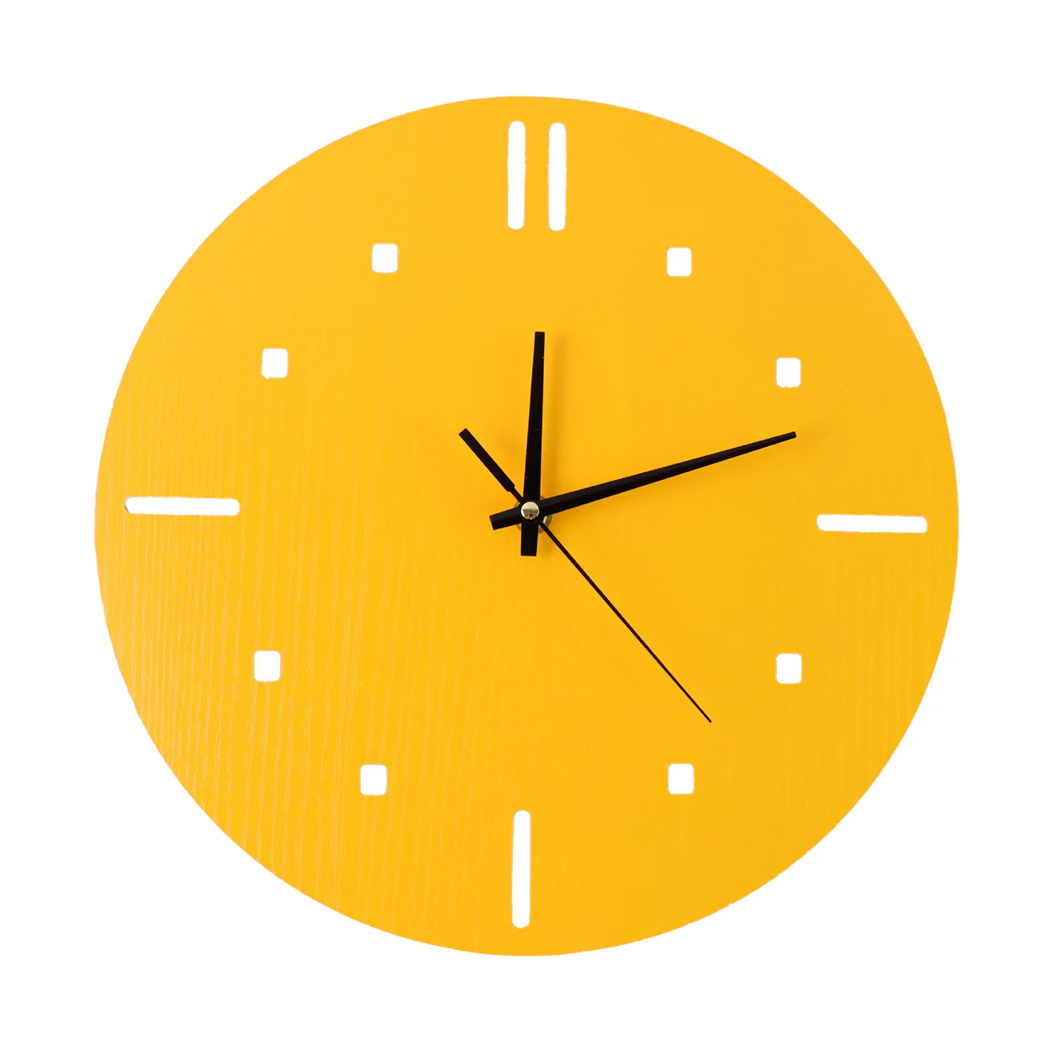 Modern Round Wall Clock Stylish and Silent Non-Ticking Decorative Timepiece (1 Pc) - Image 5