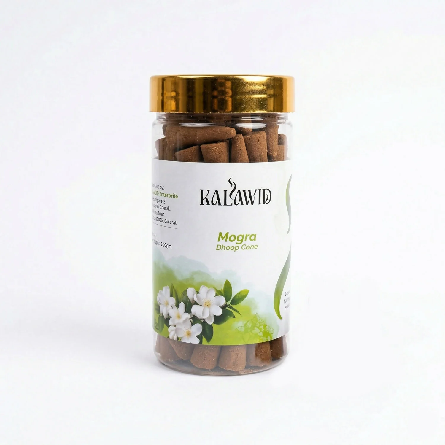 Mogra Dhoop Cone Fragrance Jar for Long Lasting Aroma & Spiritual Use (100 Gm) - Image 5