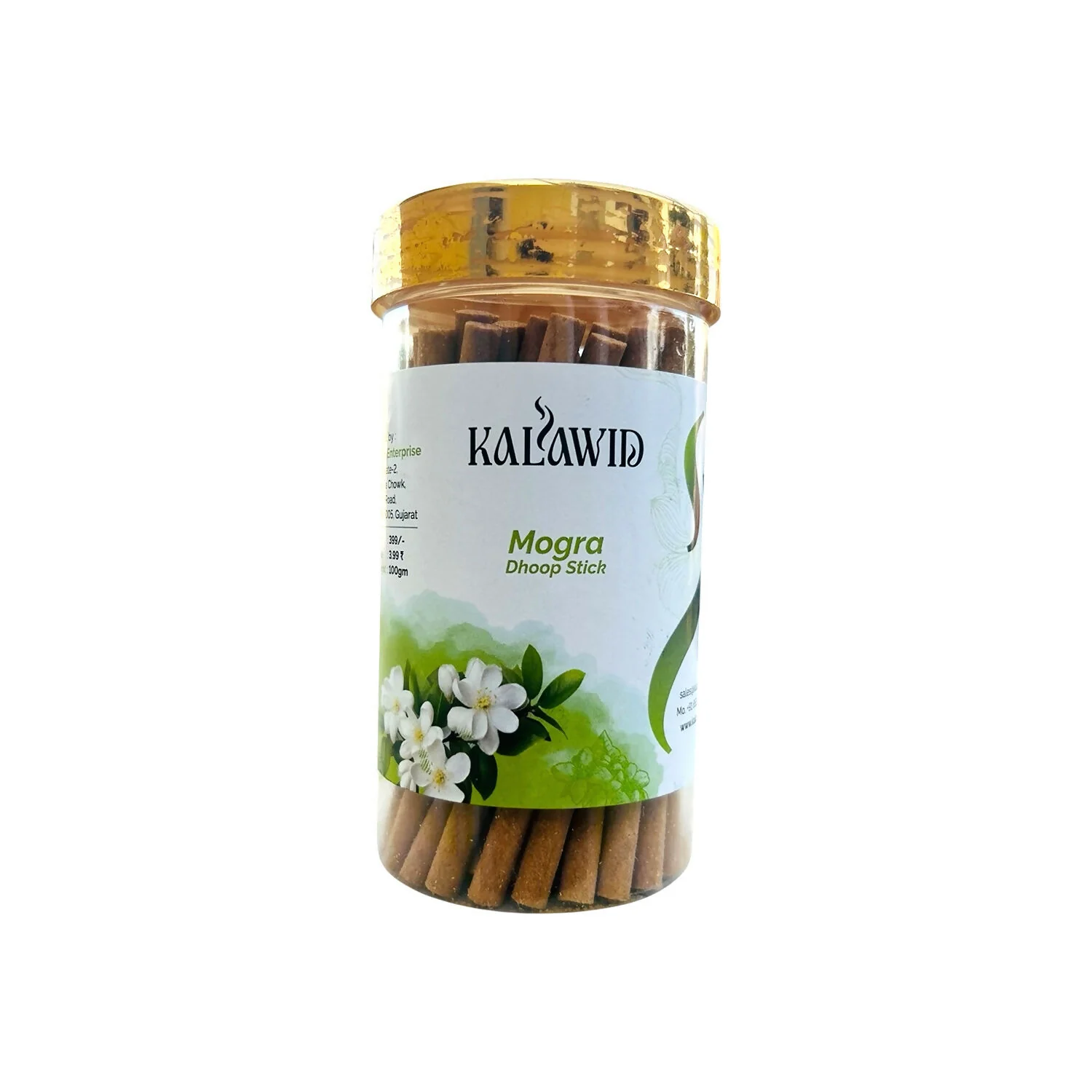 Mogra Dhoop Sticks Jar for Fresh Floral Fragrance & Daily Spiritual Use (100 Gm) - Image 5